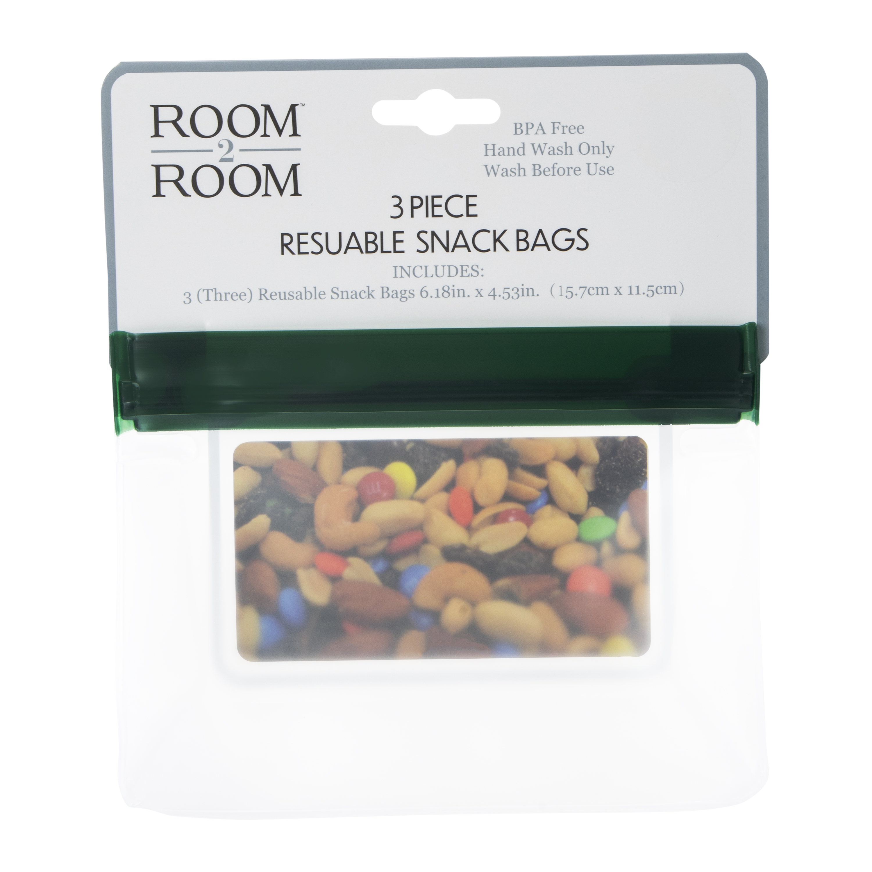 Reusable Snack Bags 3-Count