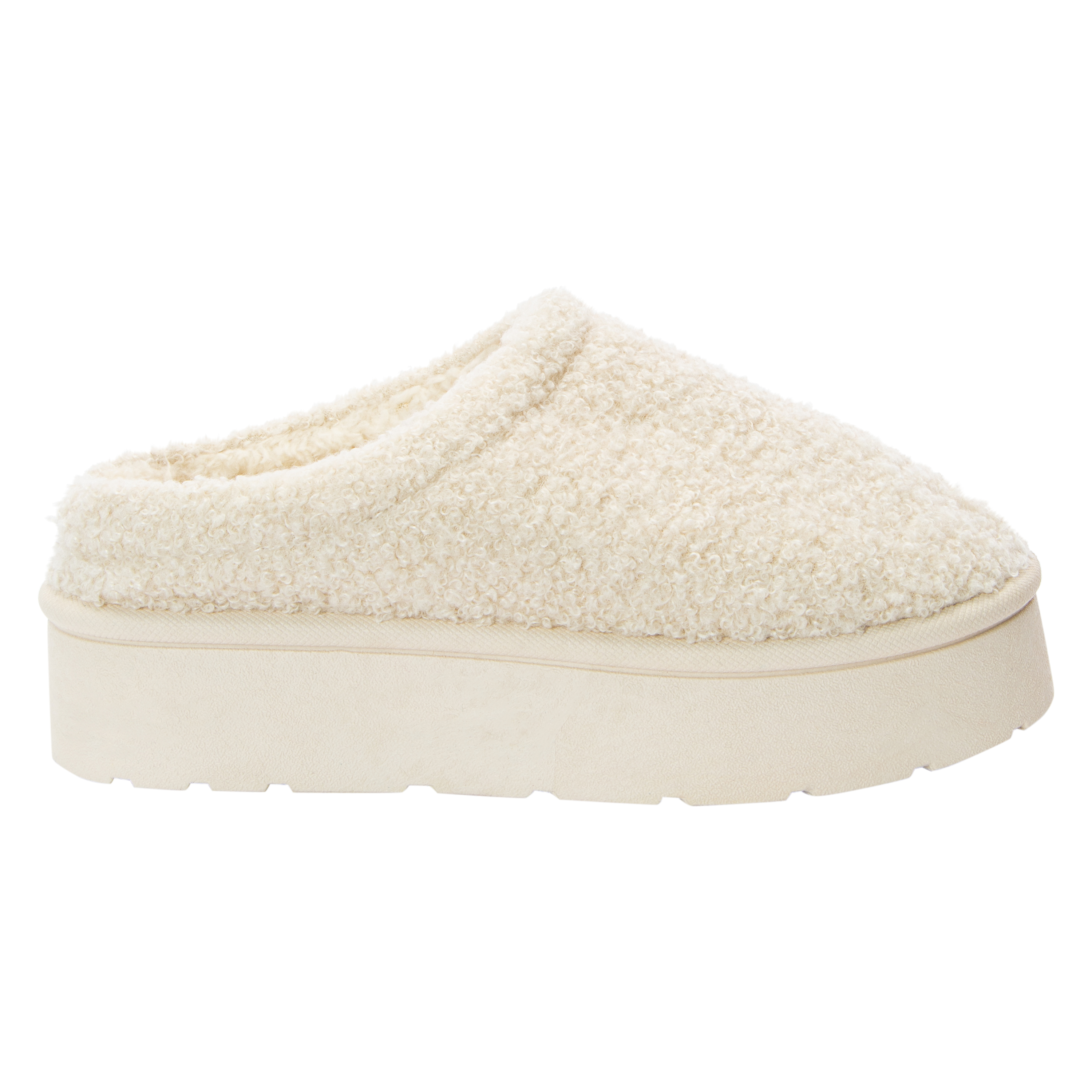 Ladies Sherpa Clog Slippers