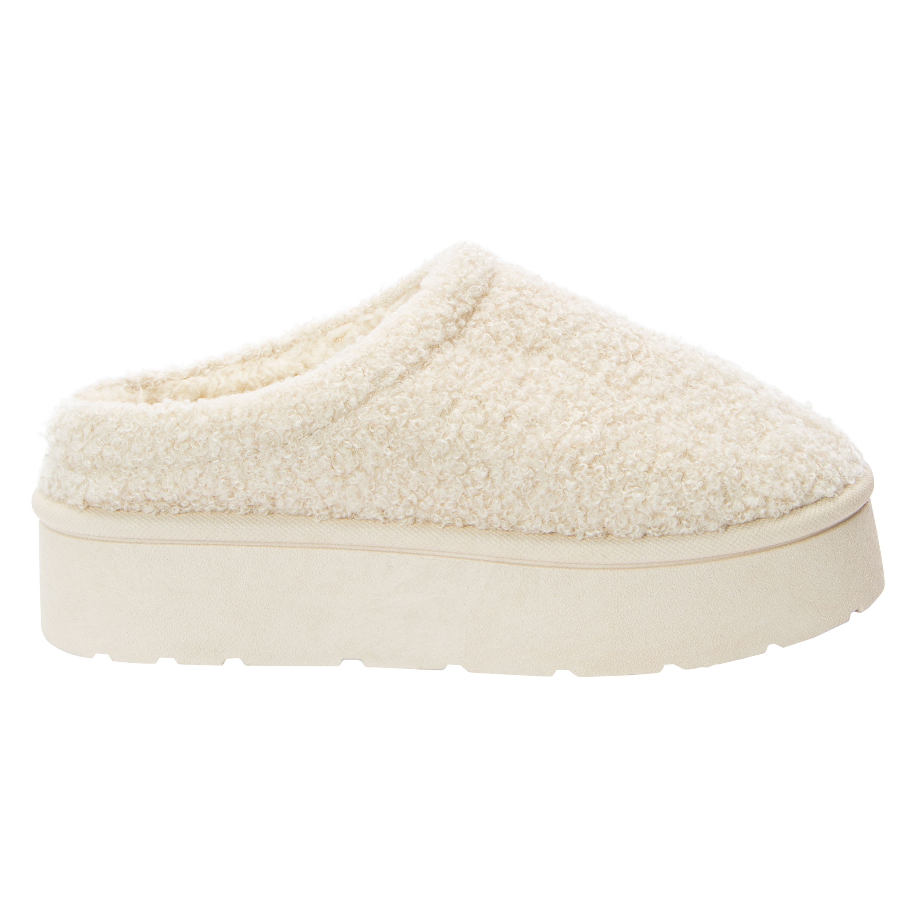 Ladies Sherpa Clog Slippers