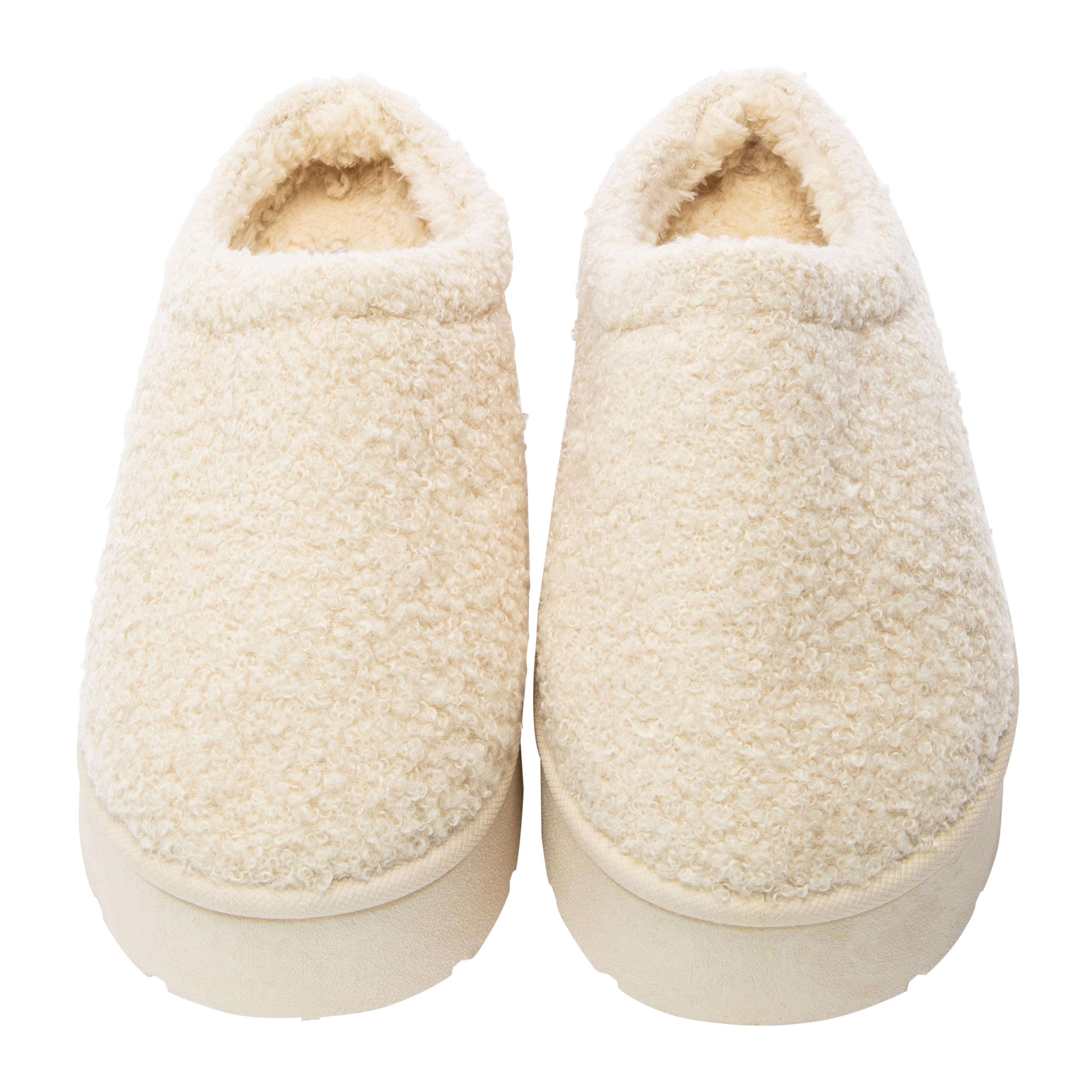 Ladies Sherpa Clog Slippers