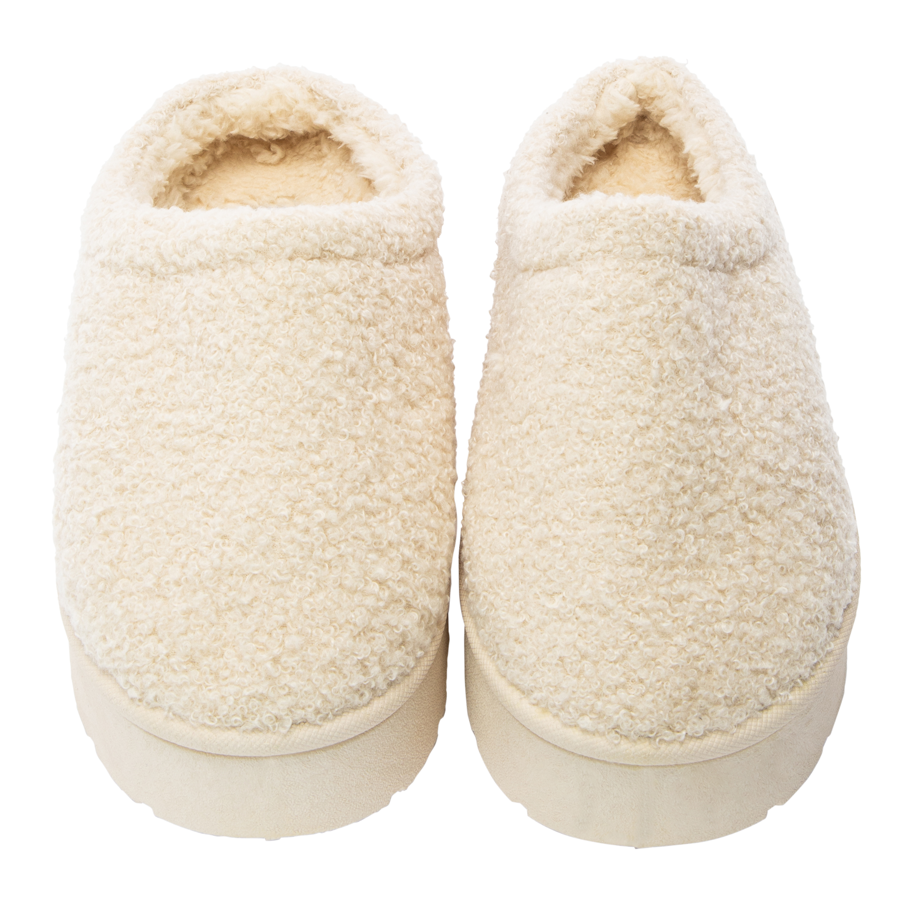 Ladies Sherpa Clog Slippers
