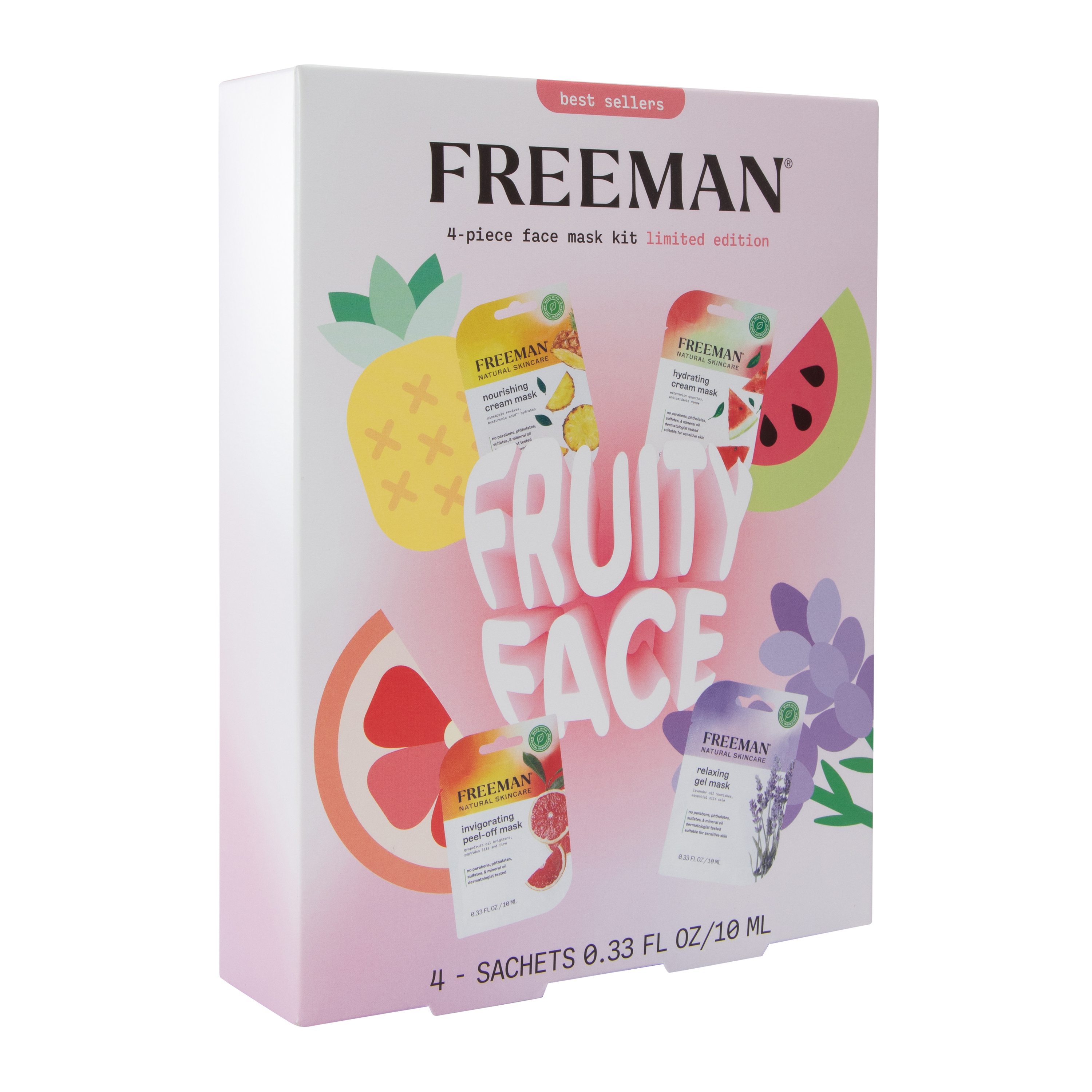 Fruity Face Freeman® Face Mask Kit 4-Count
