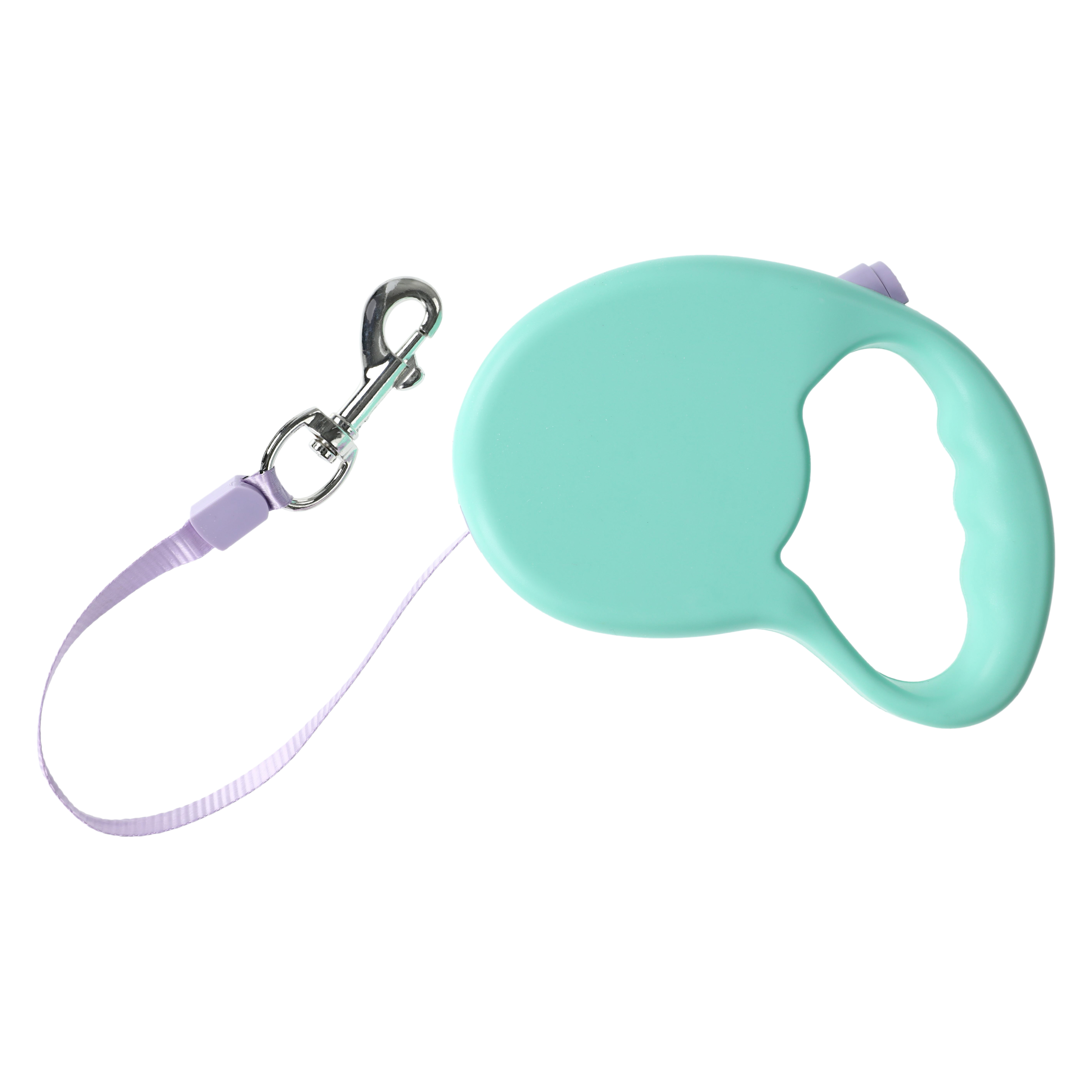 Color Block Retractable Pet Leash 10ft