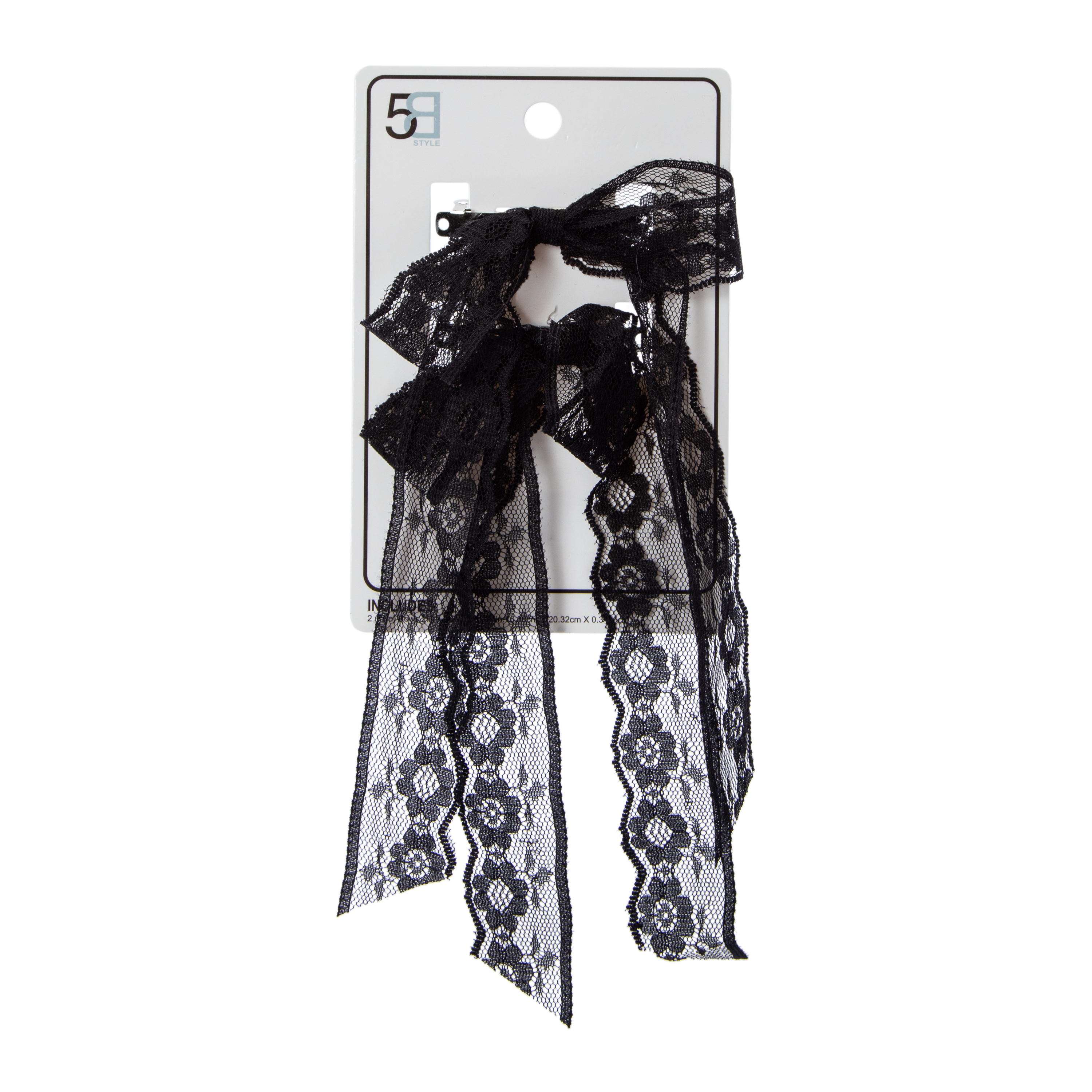 Lace Hair Bows 2-Count