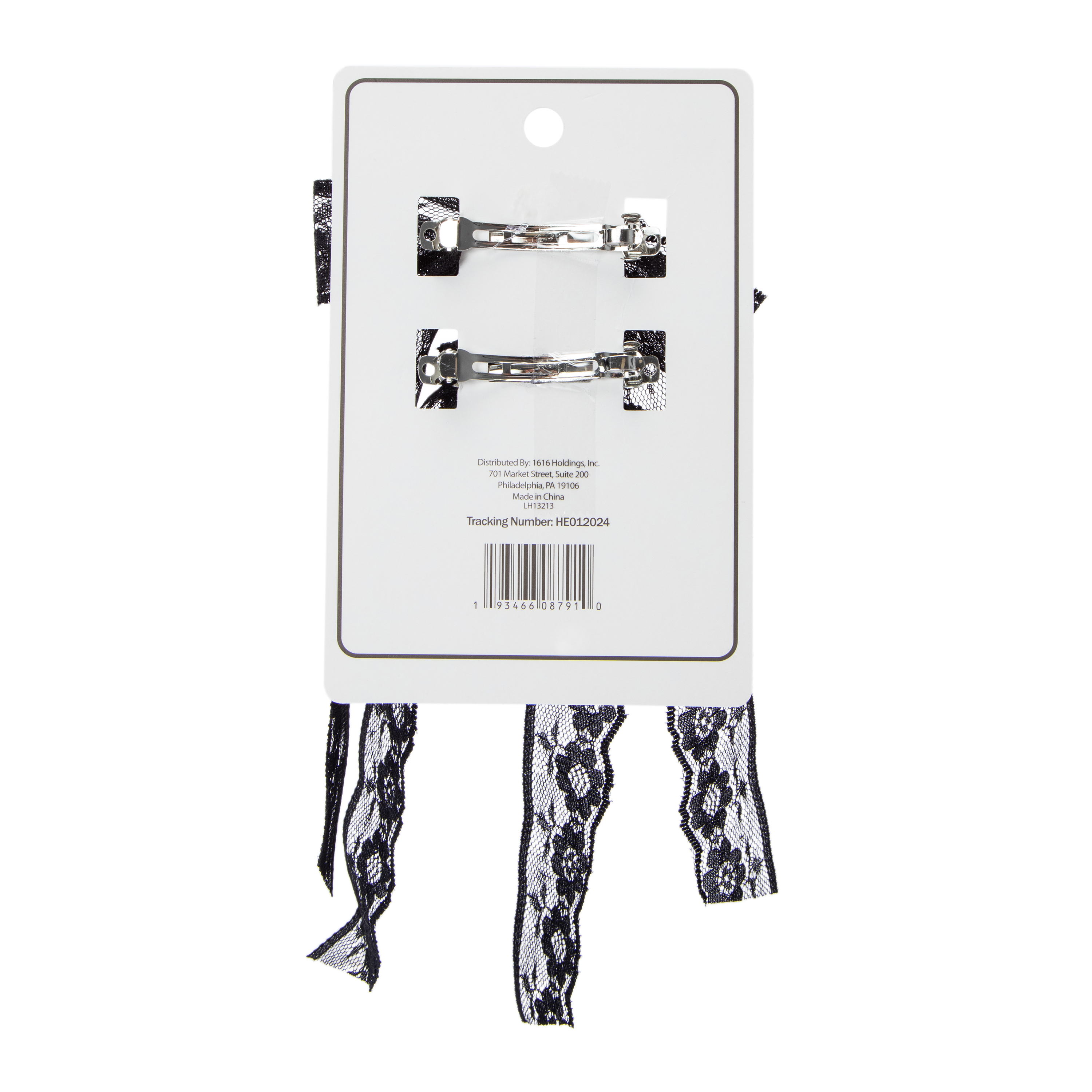 Lace Hair Bows 2-Count