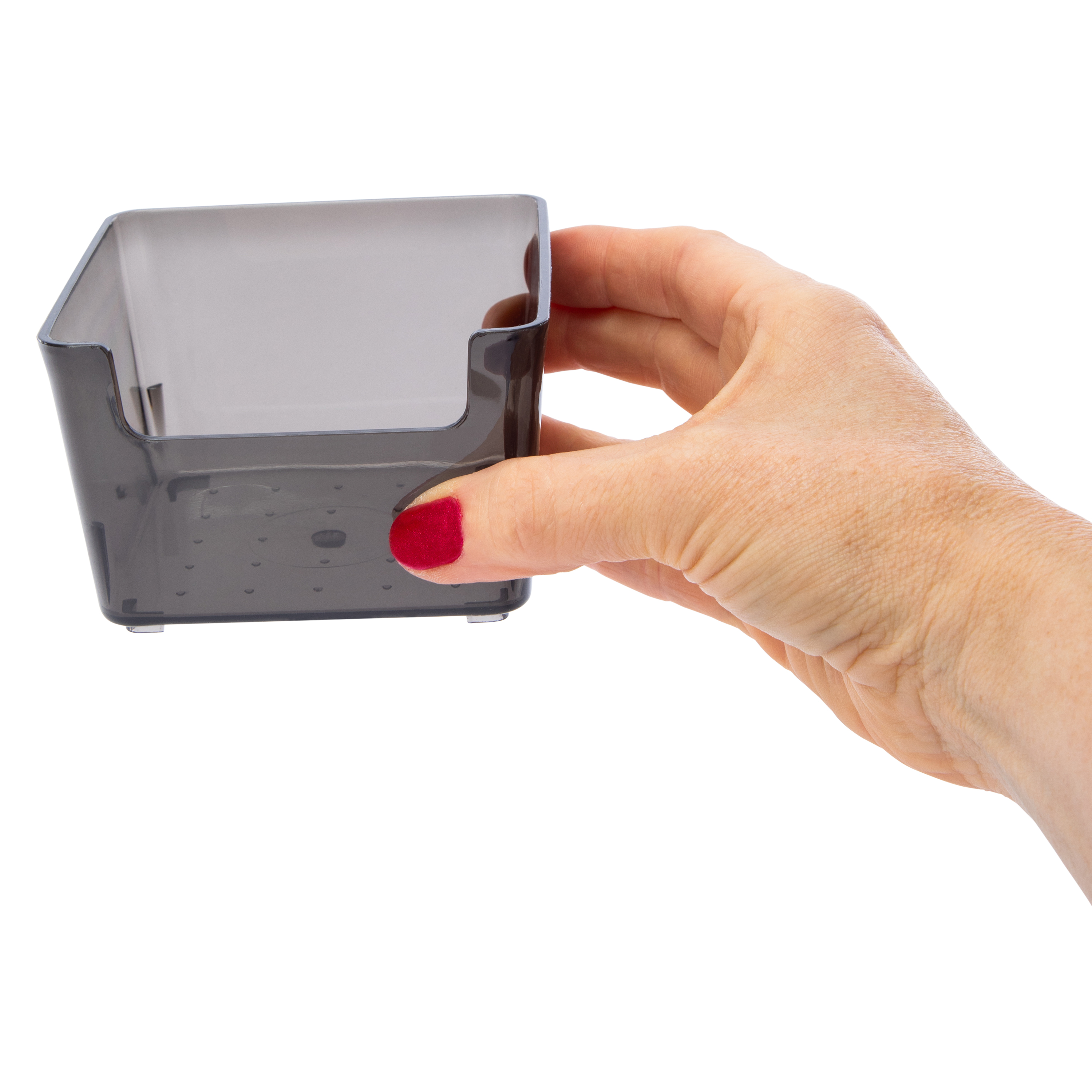 Mini Plastic Storage Bin 3.81in x 2.4in