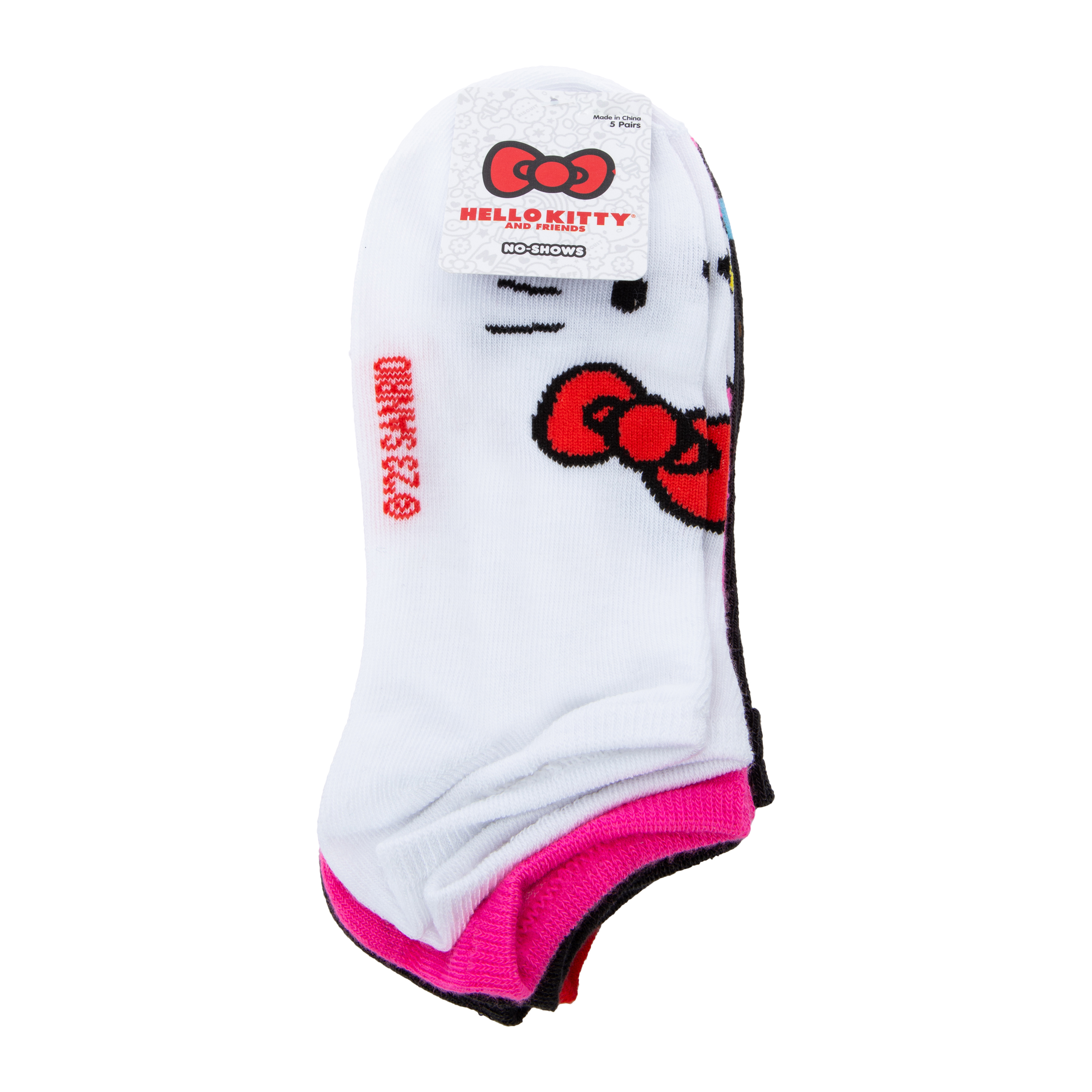 Ladies Hello Kitty And Friends® No-Show Socks 5-Pack
