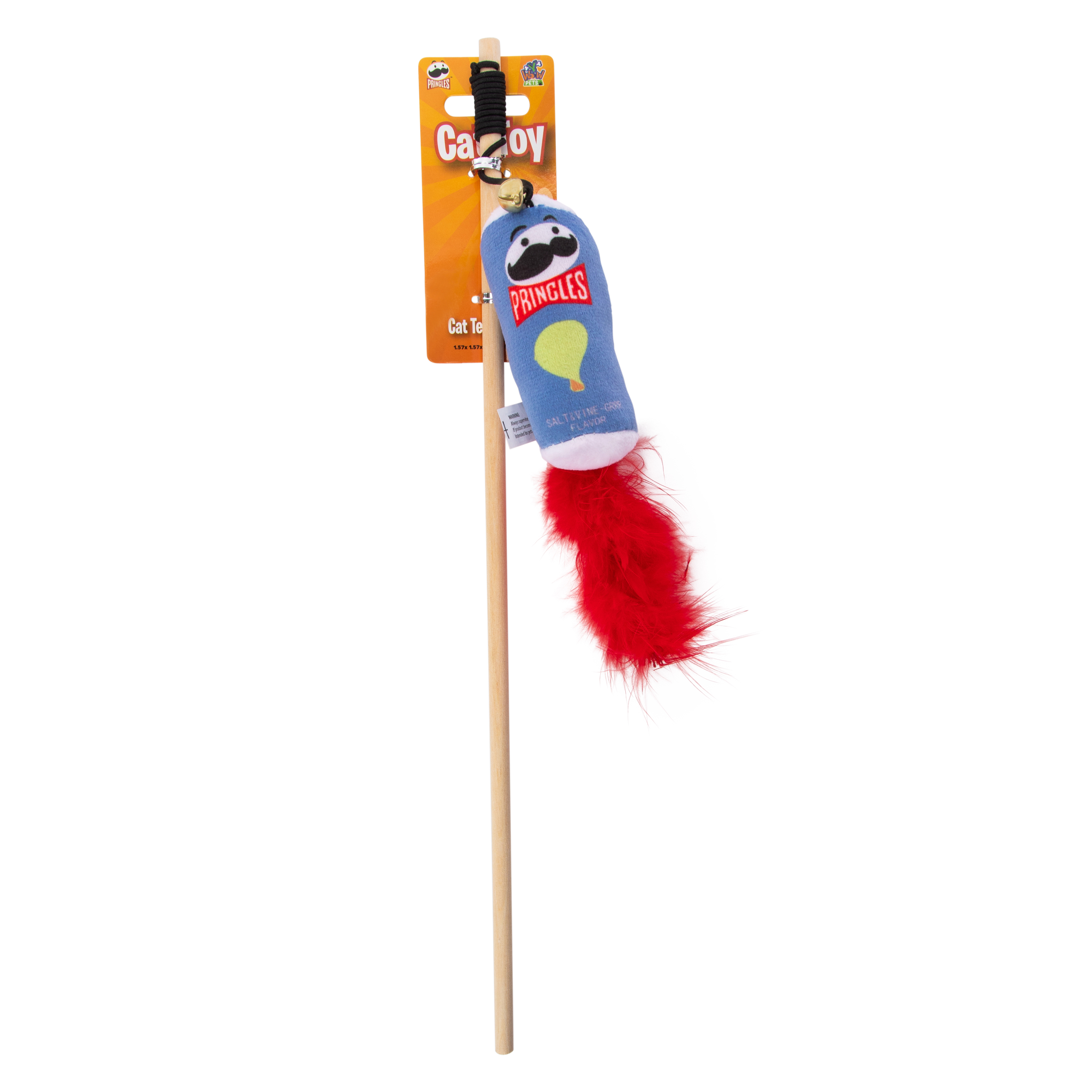 Pringles™ Teaser Wand Cat Toy 1.57in x 3.94in