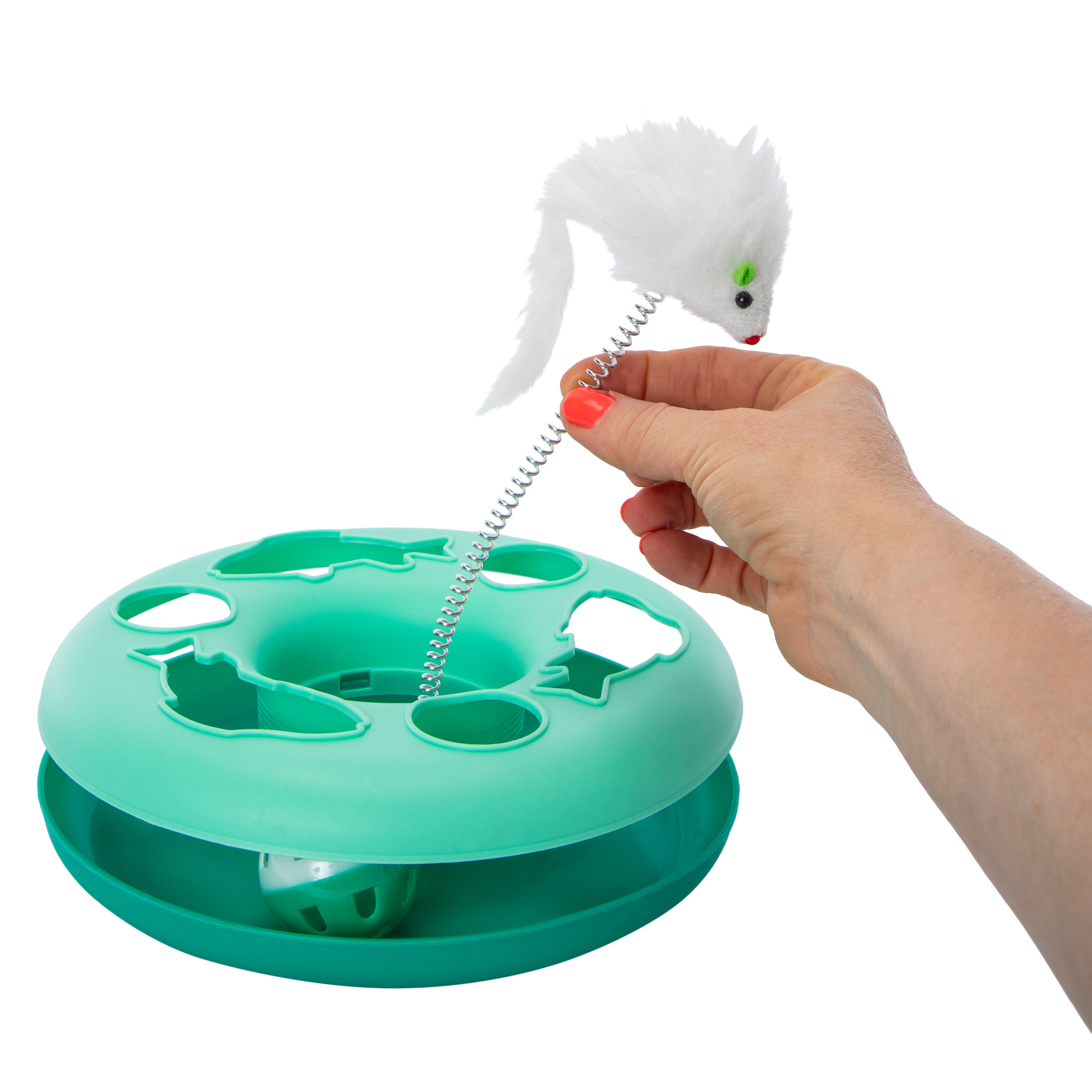 Cyclone Cat Toy With Mouse Teaser