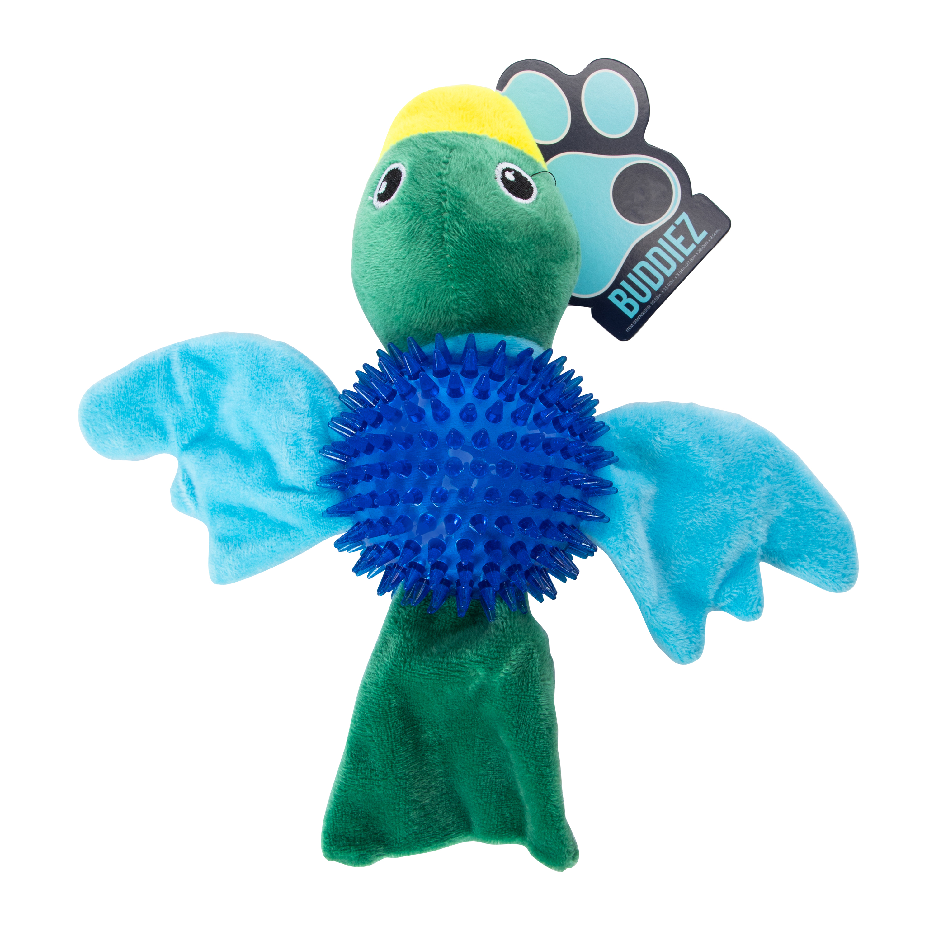 Bird Ball Plush Dog Toy 11in