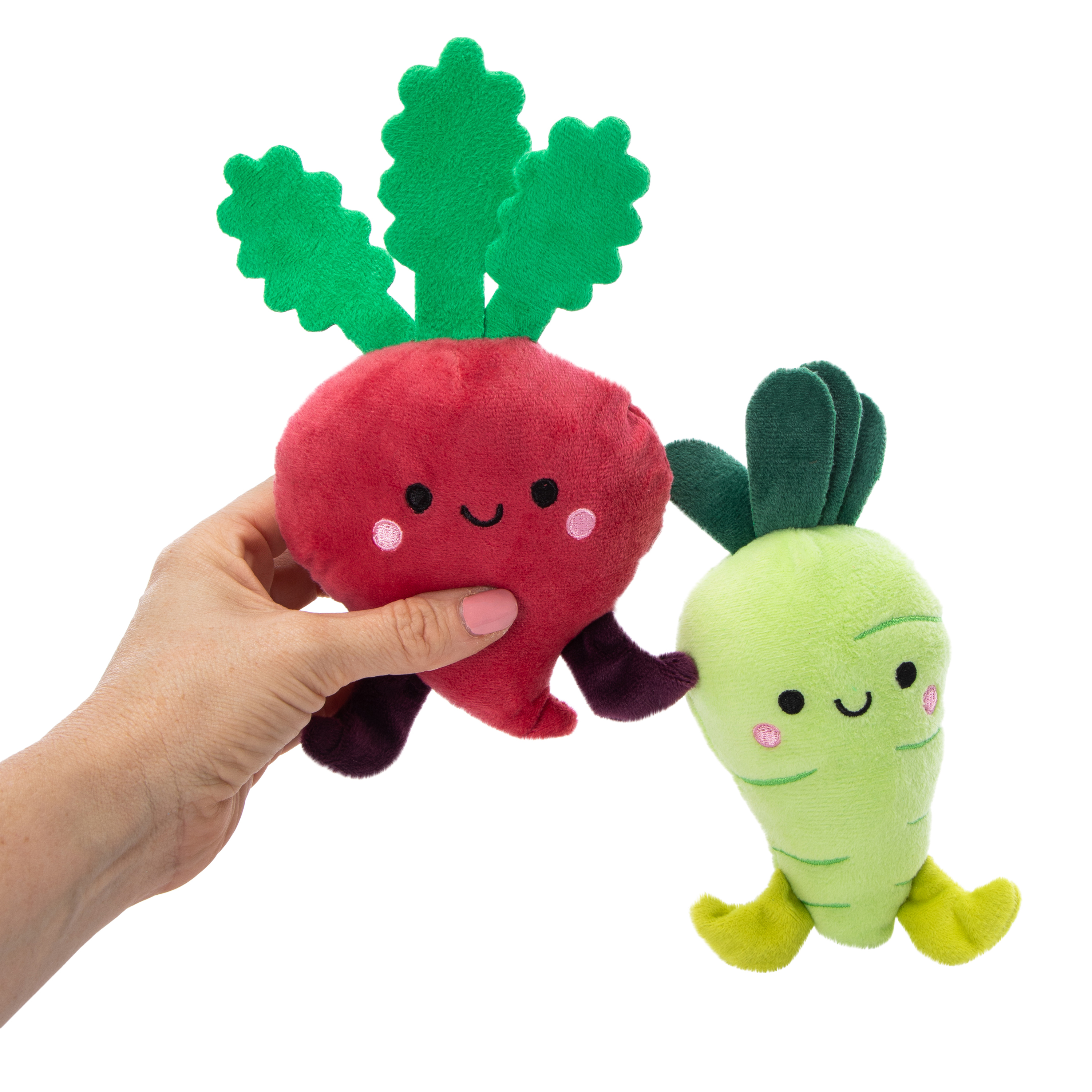 Veggie Plush Dog Toy 2-Count