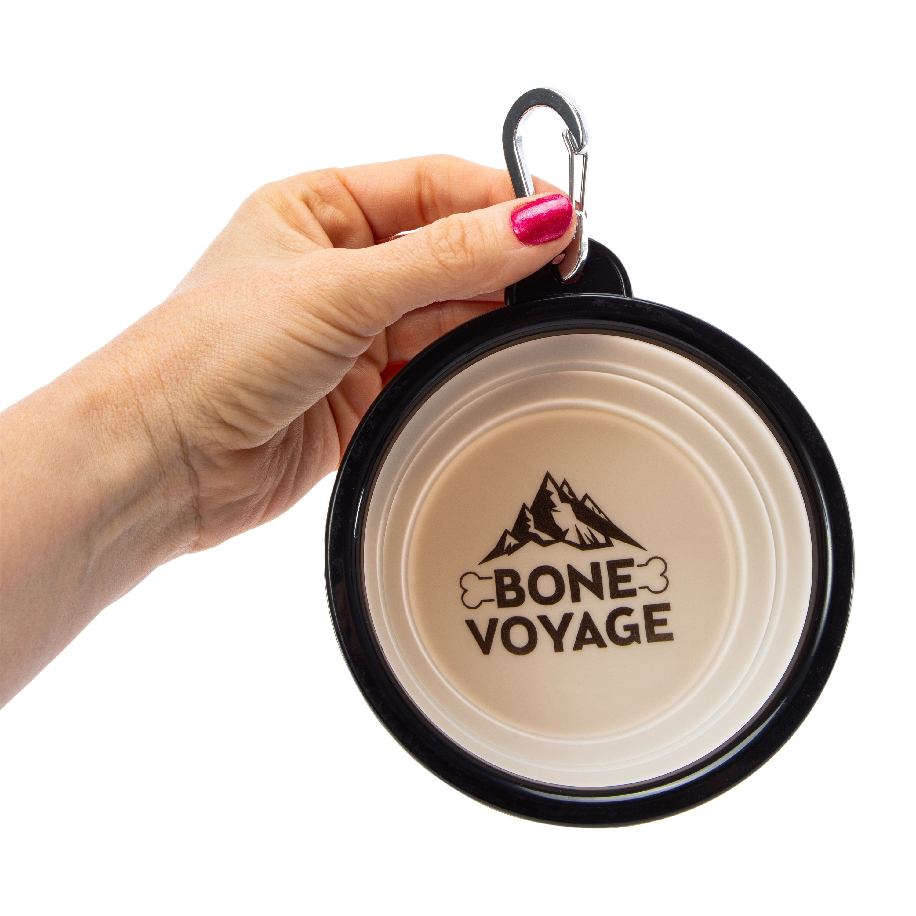 Funny Collapsible Dog Travel Bowl 12oz