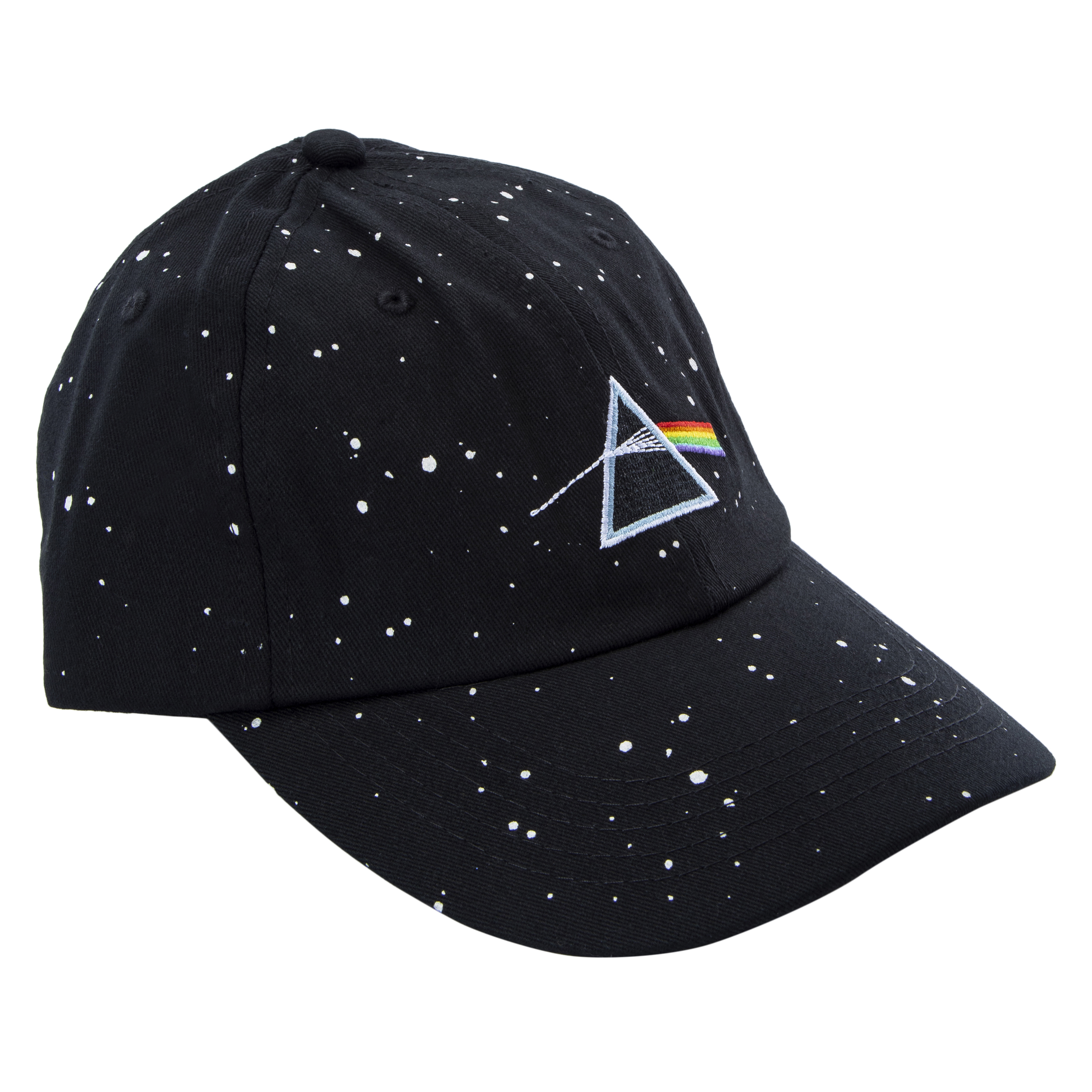 Beatles Sgt. Pepper's Drum Logo Baseball Cap - Embroidered Stripes, Black Adjustable Hat - View #10