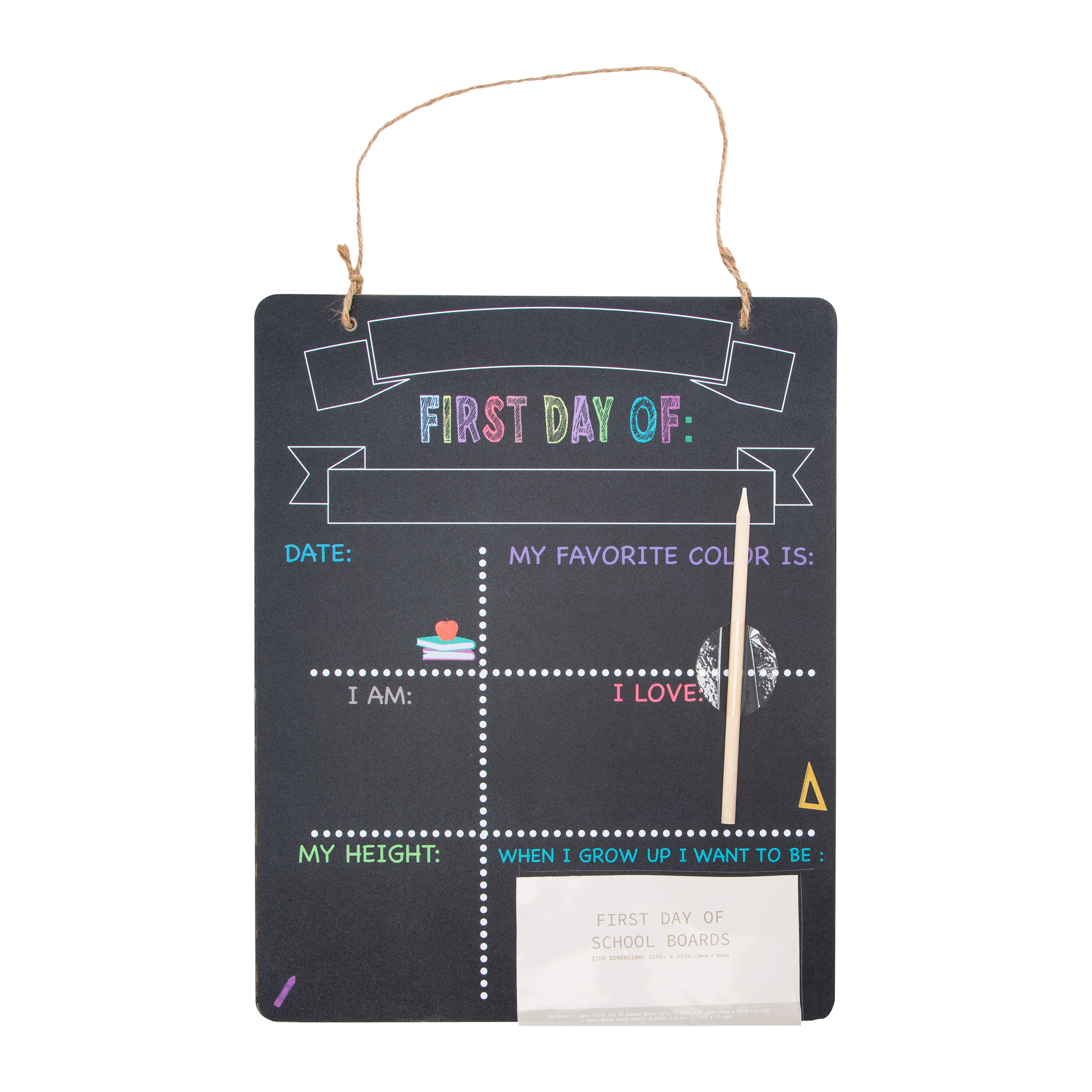 First Day Of School Board