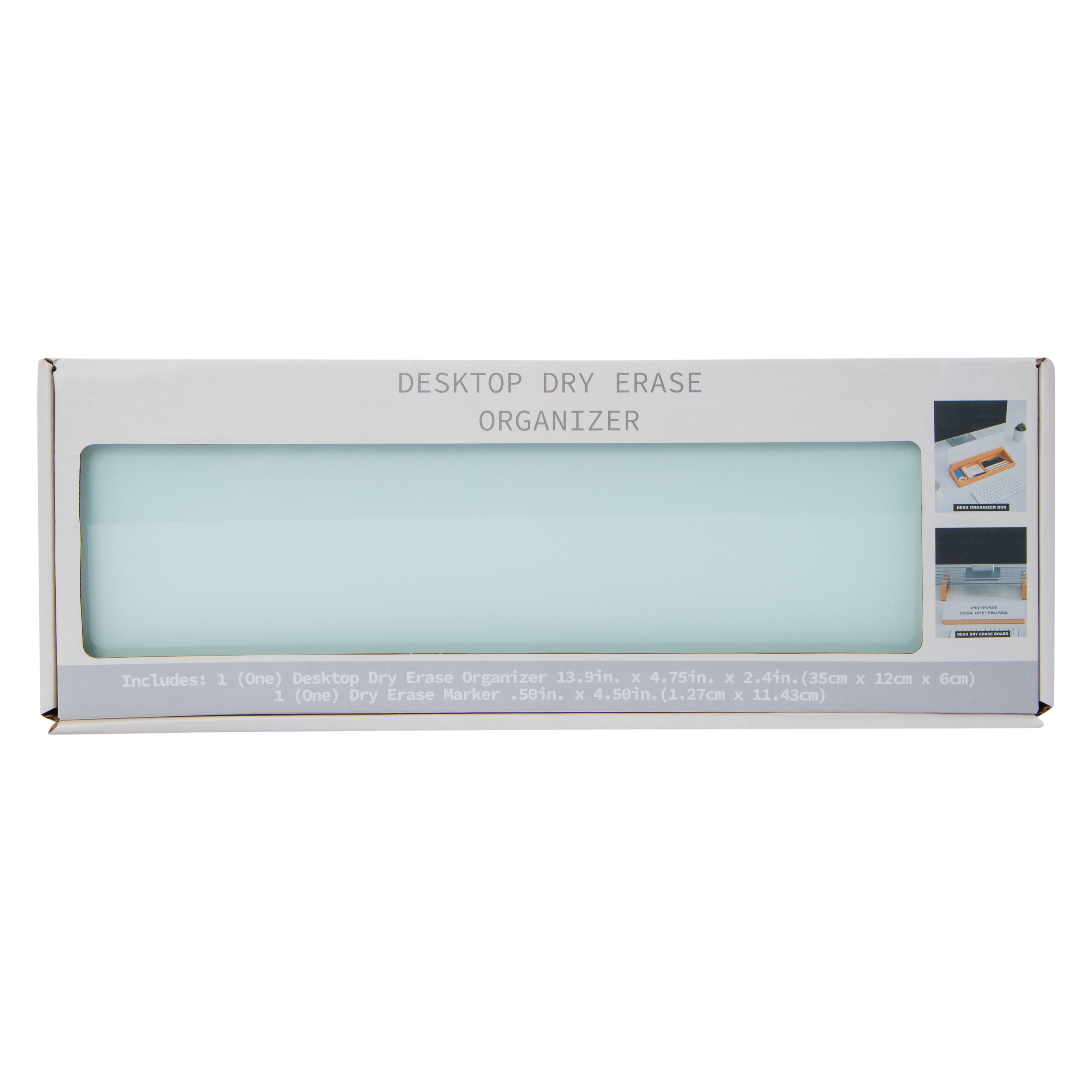 Desktop Dry Erase Organizer 13.9in x 4.75in