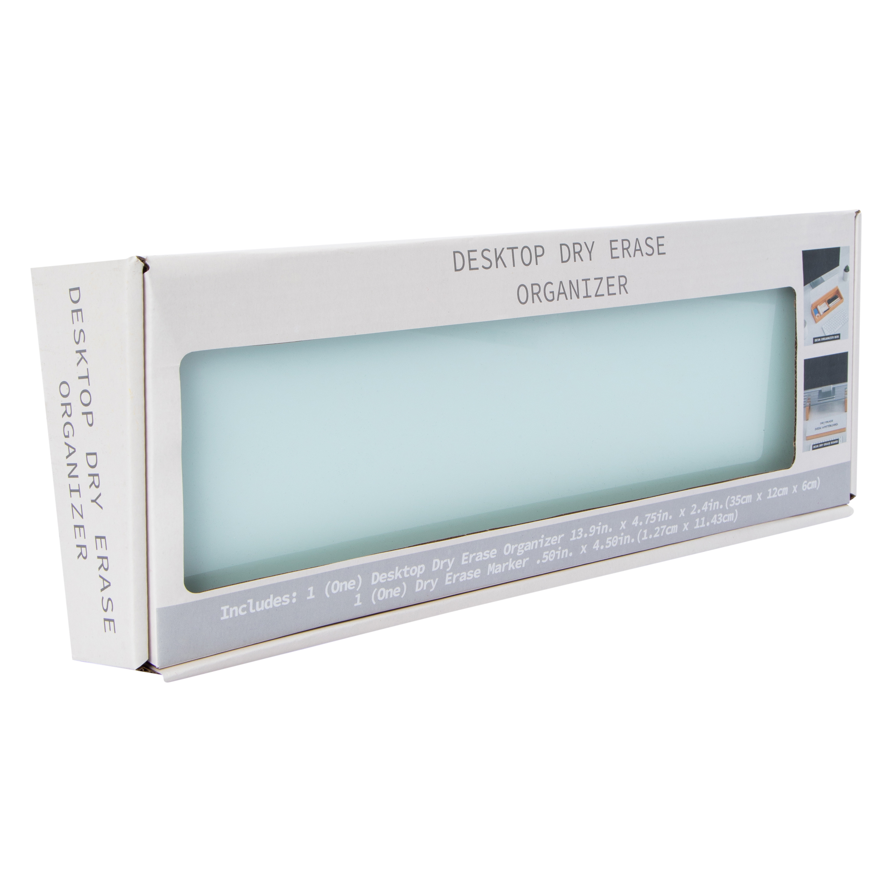 Desktop Dry Erase Organizer 13.9in x 4.75in