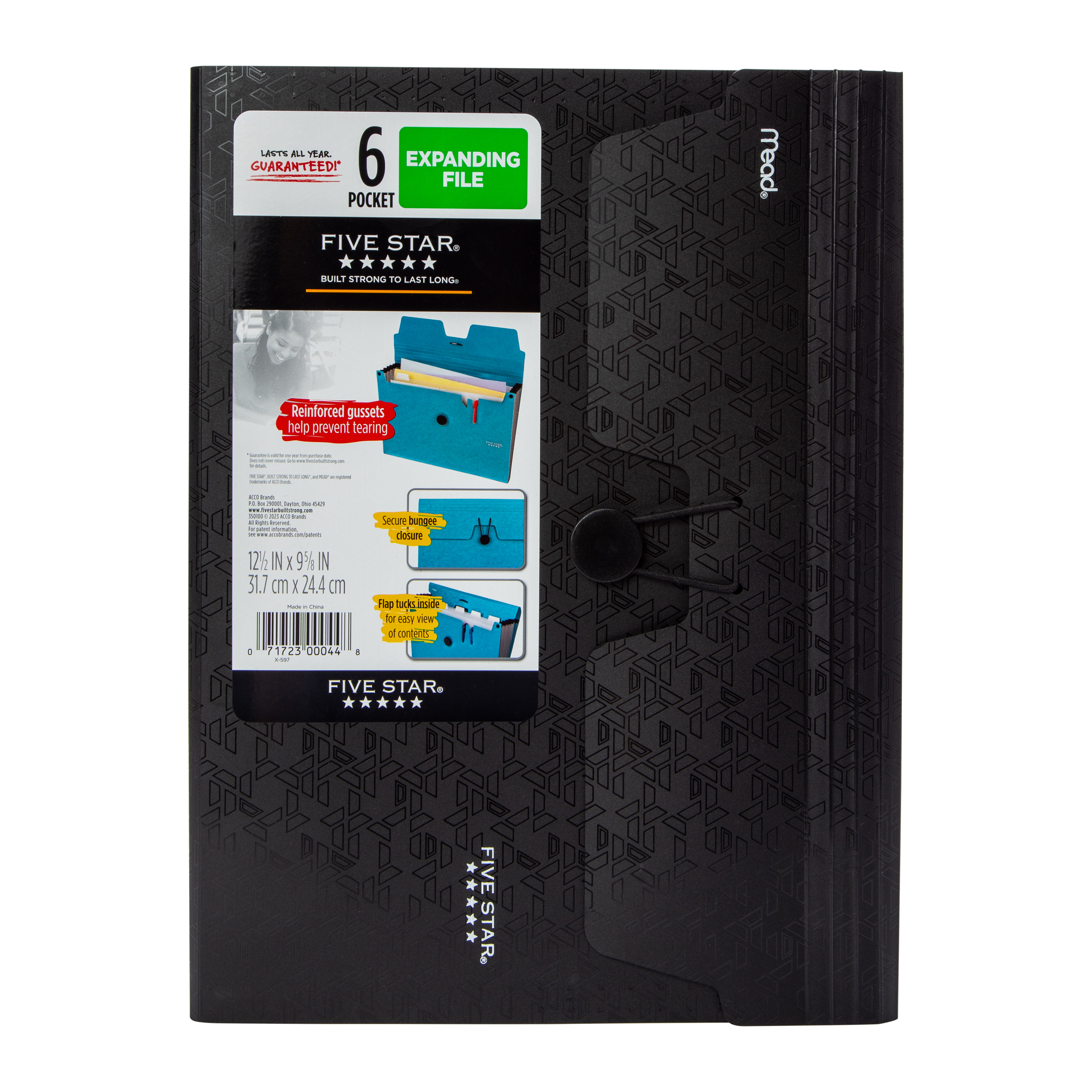 Five Star® 6-Pocket Expanding File