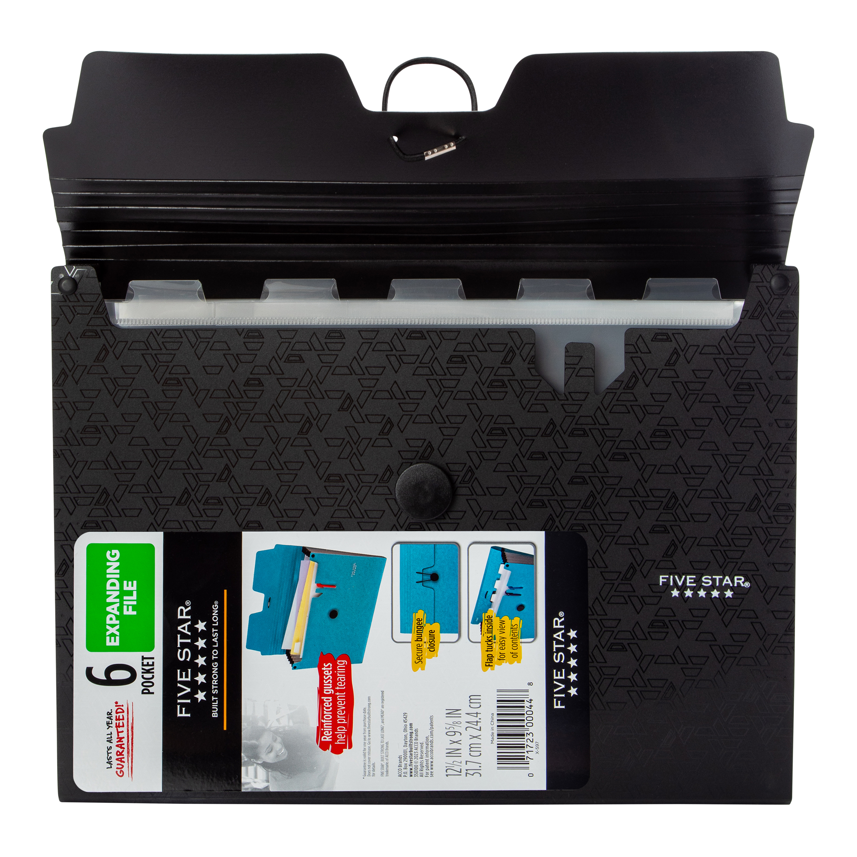 Five Star® 6-Pocket Expanding File