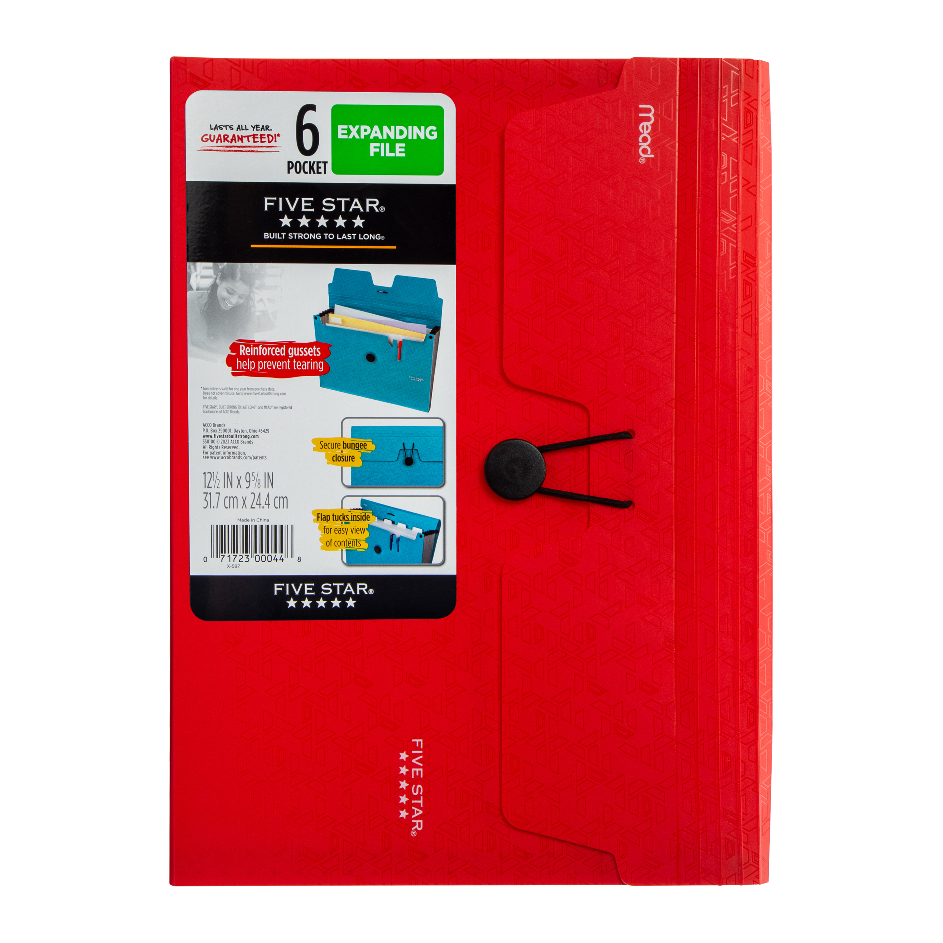 Five Star® 6-Pocket Expanding File | Five Below