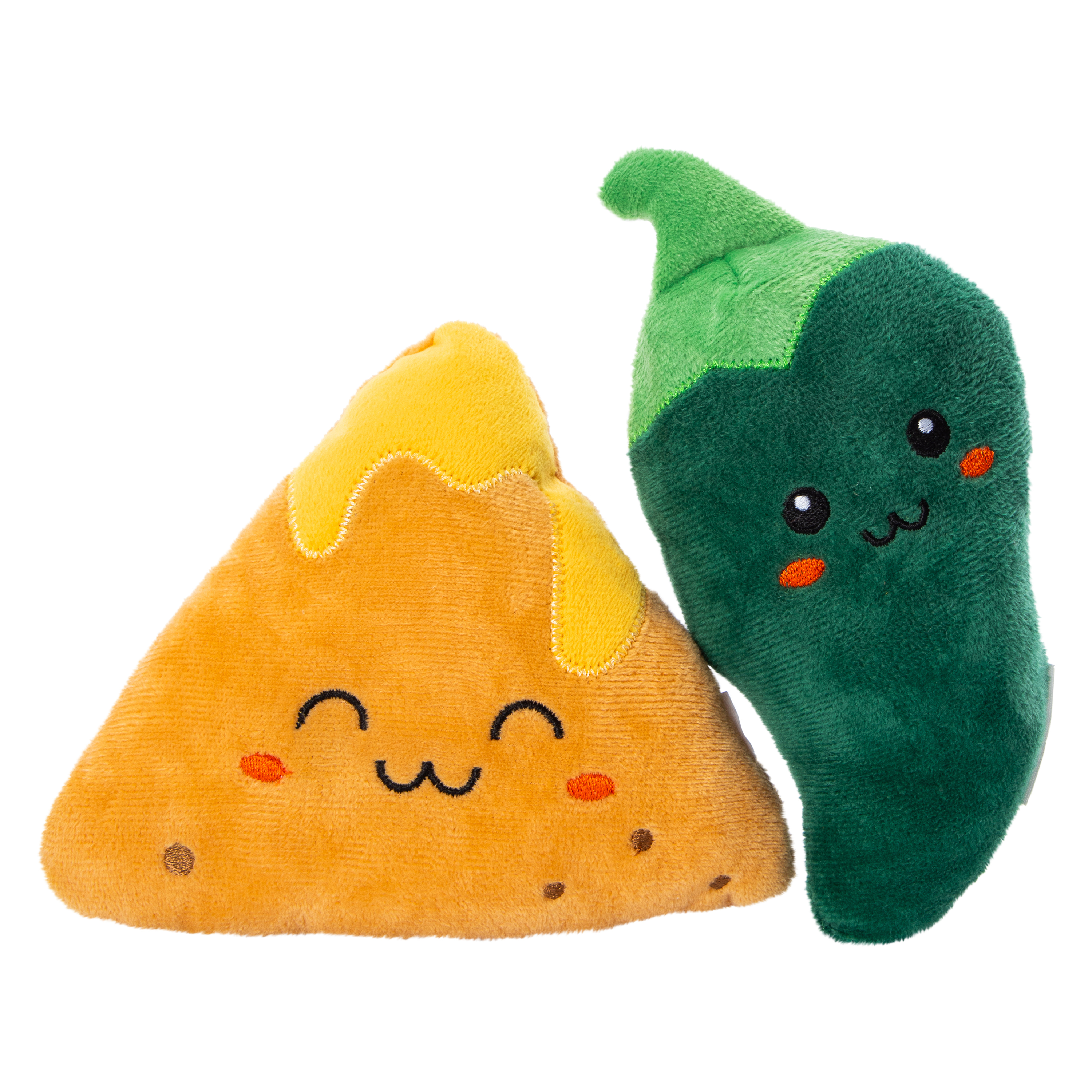 Five Below Foodiez Plush Dog Toys With Squeaker 2-Count at