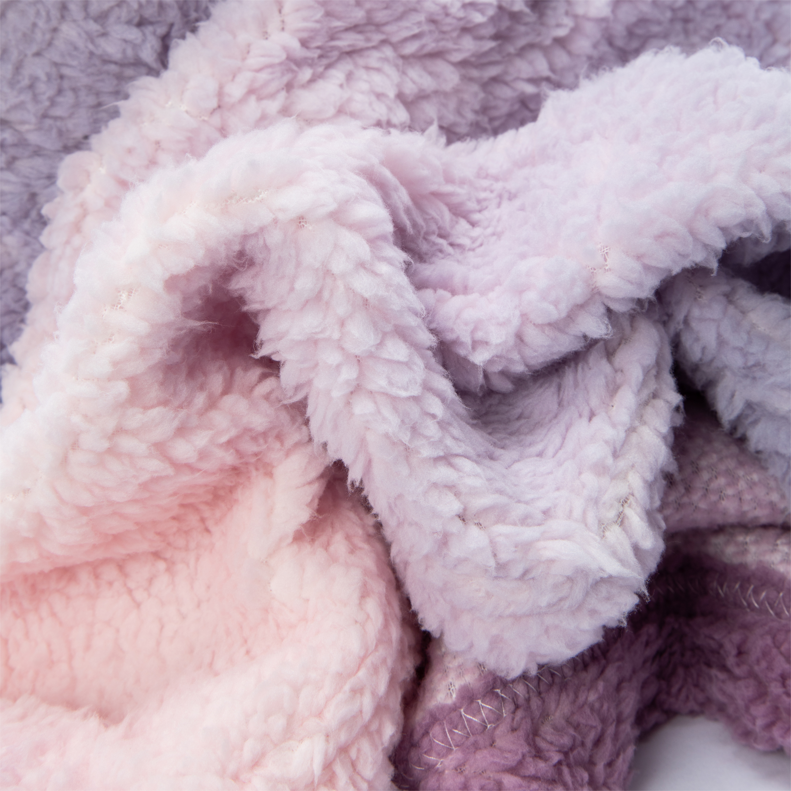 Printed Ombre Sherpa Throw Blanket 50in x 60in