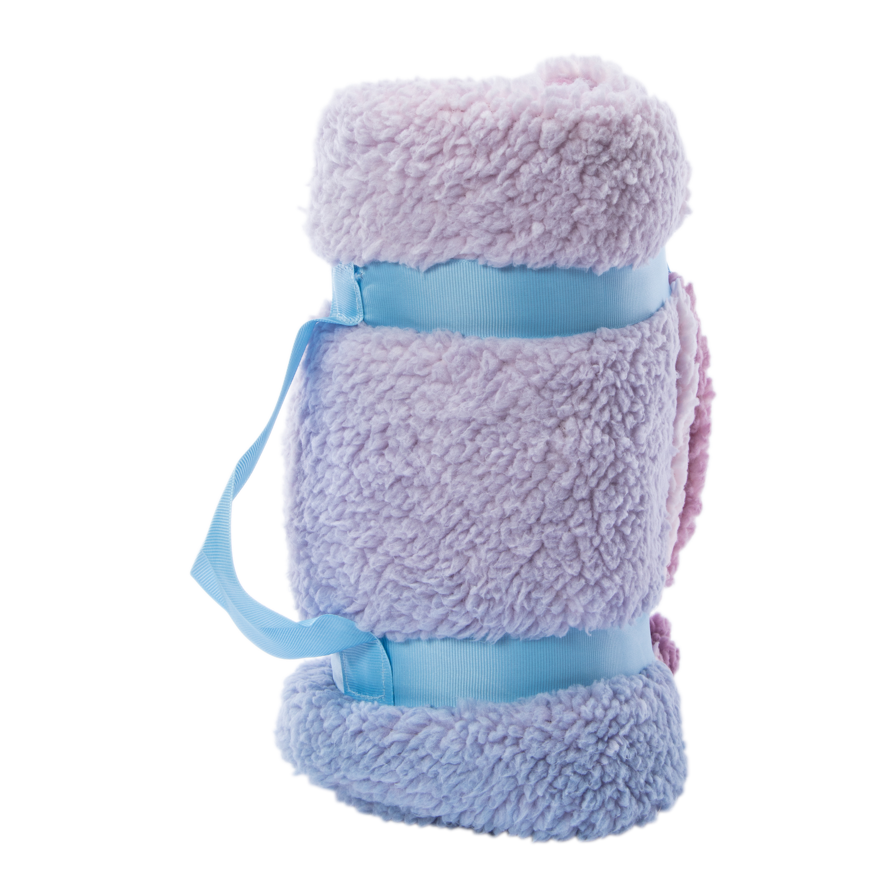 Printed Ombre Sherpa Throw Blanket 50in x 60in