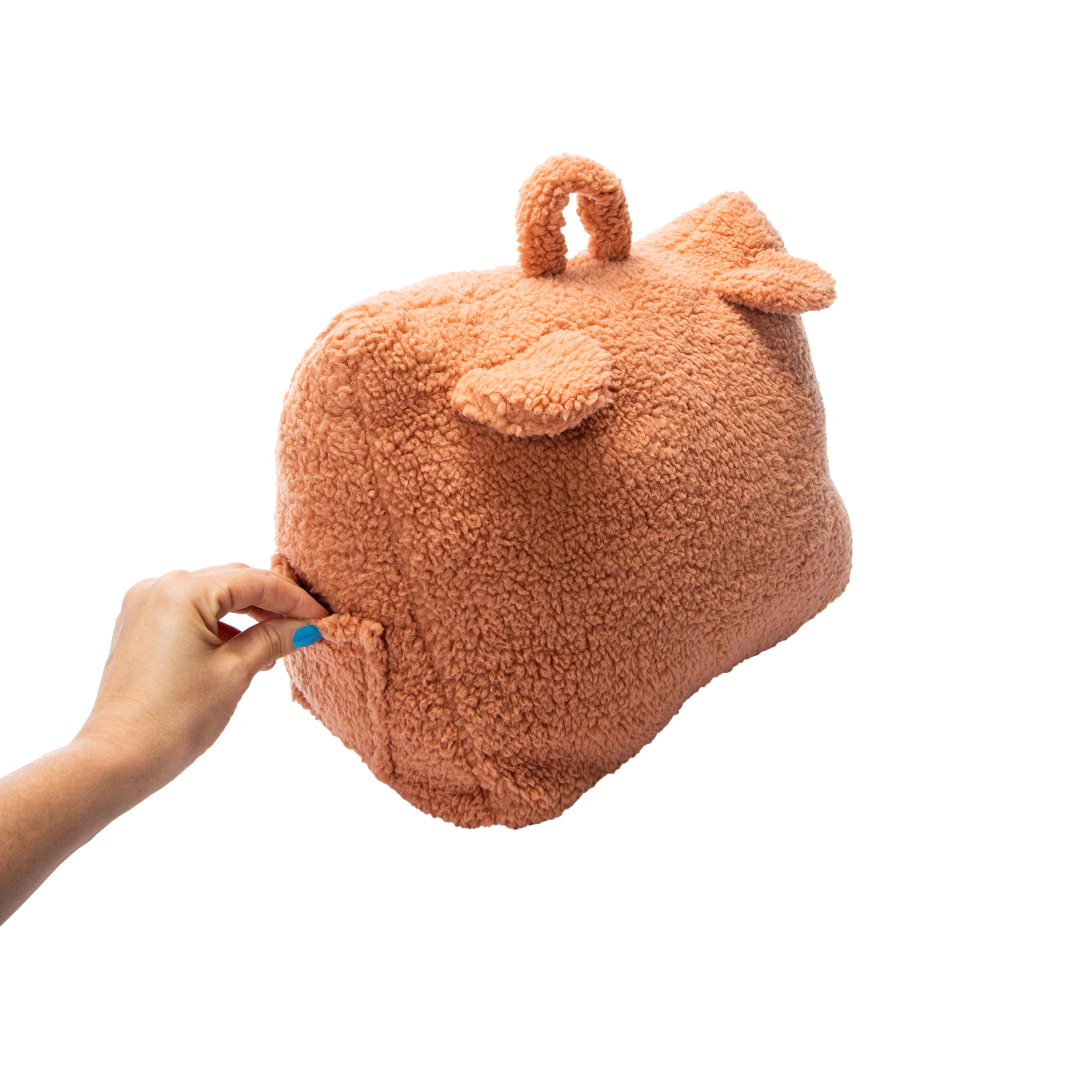 Sherpa Wedge Pillow 15in x 12in