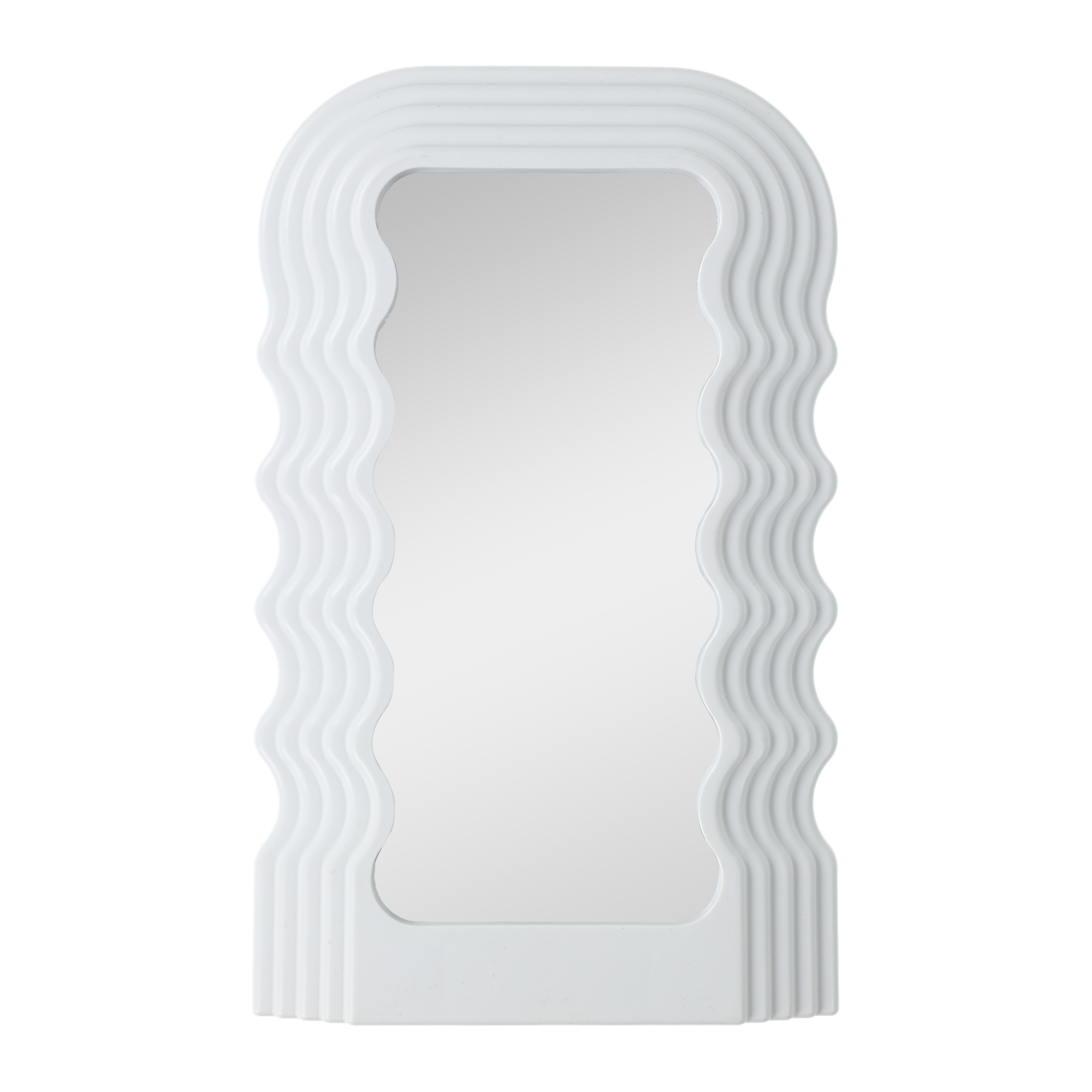 Decorative Wavy Mirror 10.23in x 16.5in