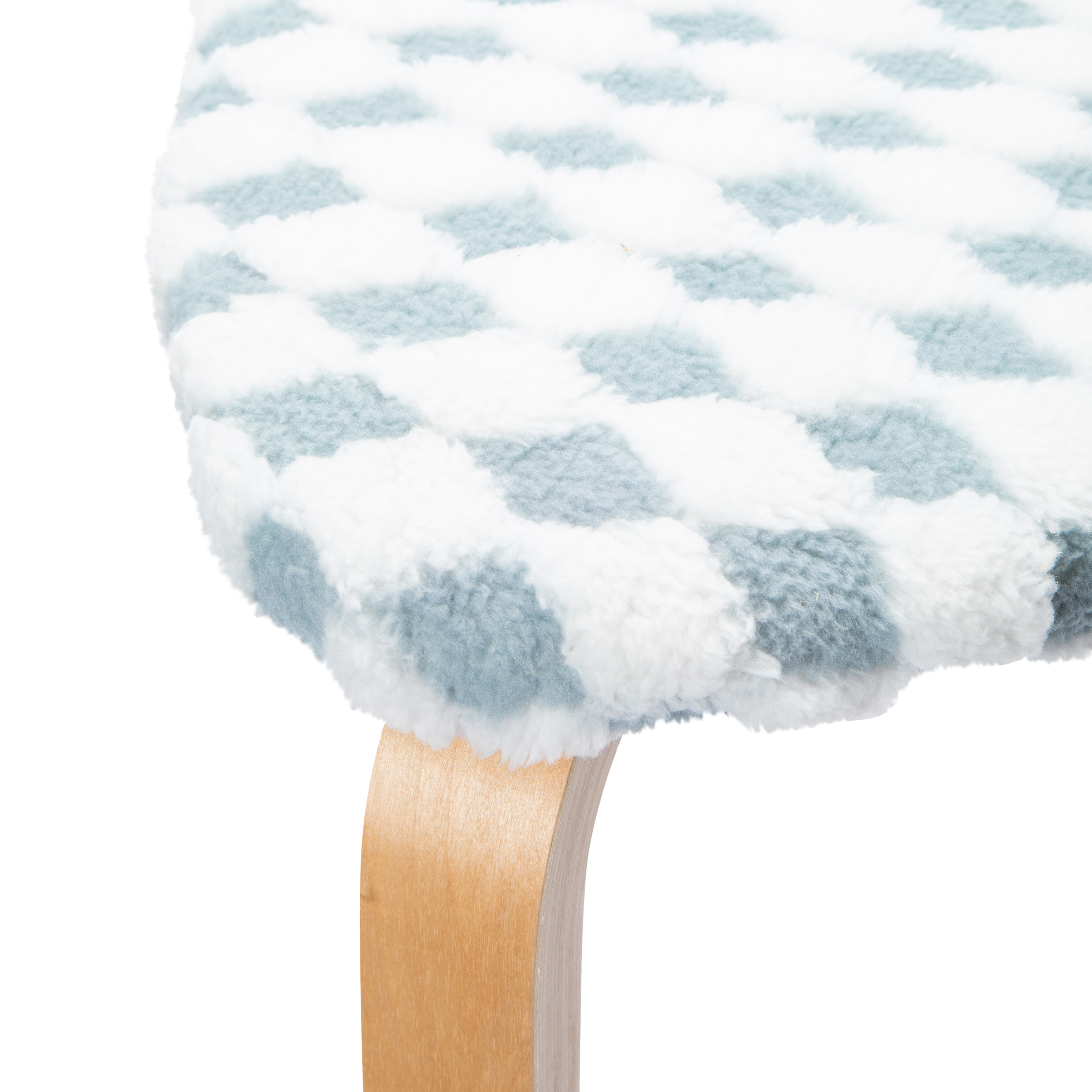 Checkered Stool 15.75in x 17.99in