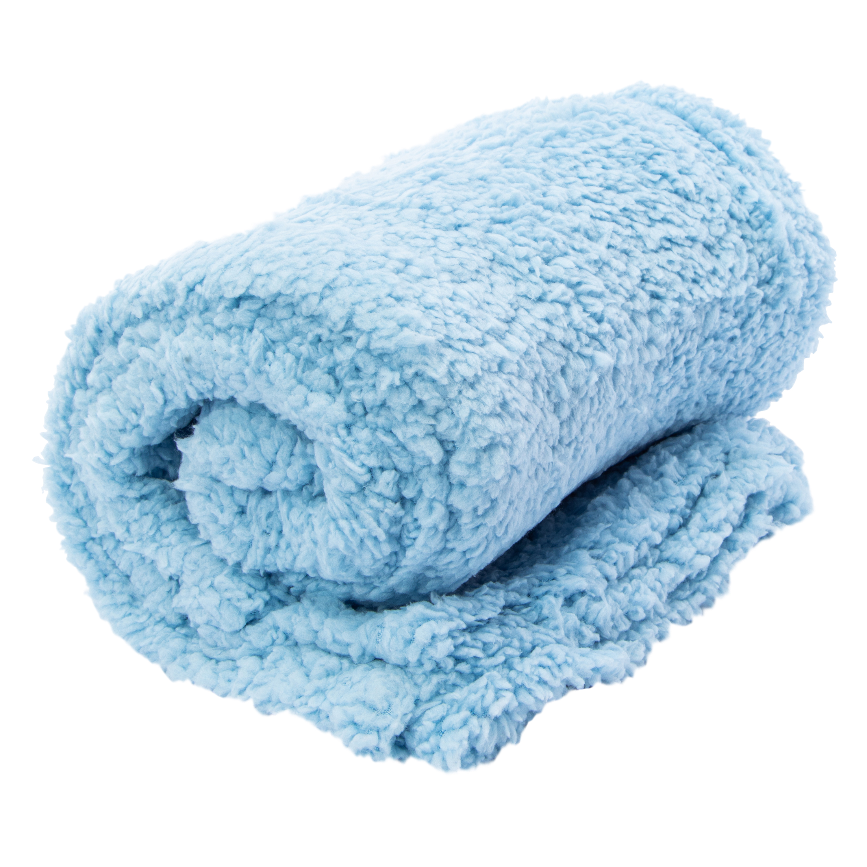 Solid Sherpa Throw Blanket 50in x 60in