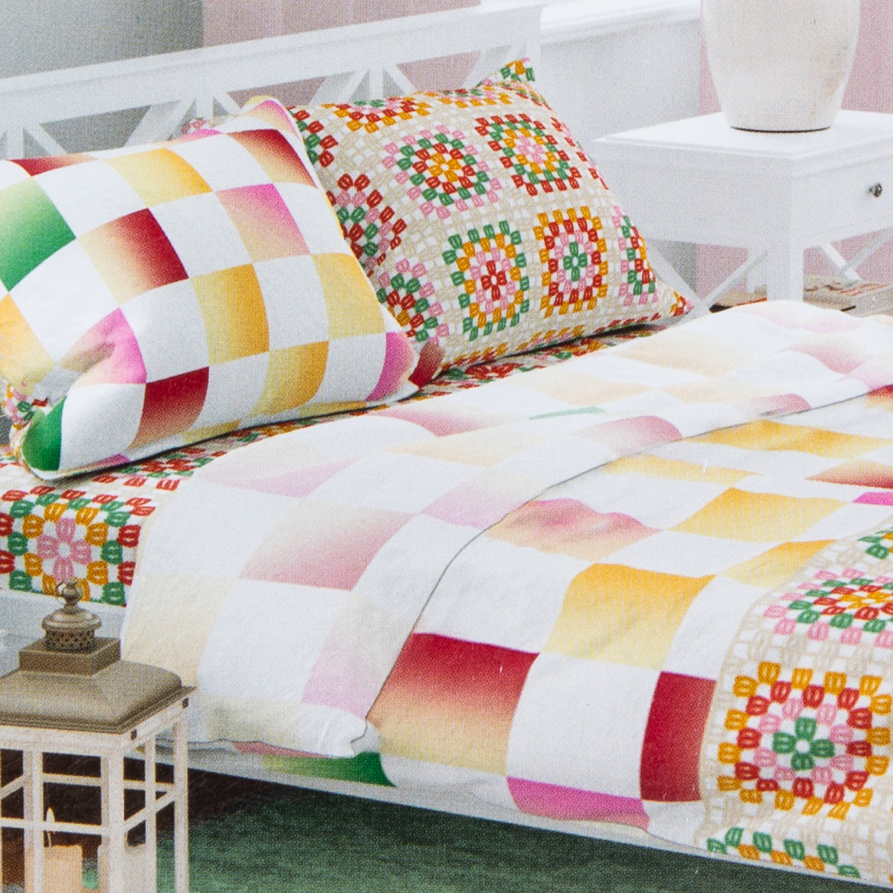 Mix & Match Pattern Queen Sheet Set 4-Piece