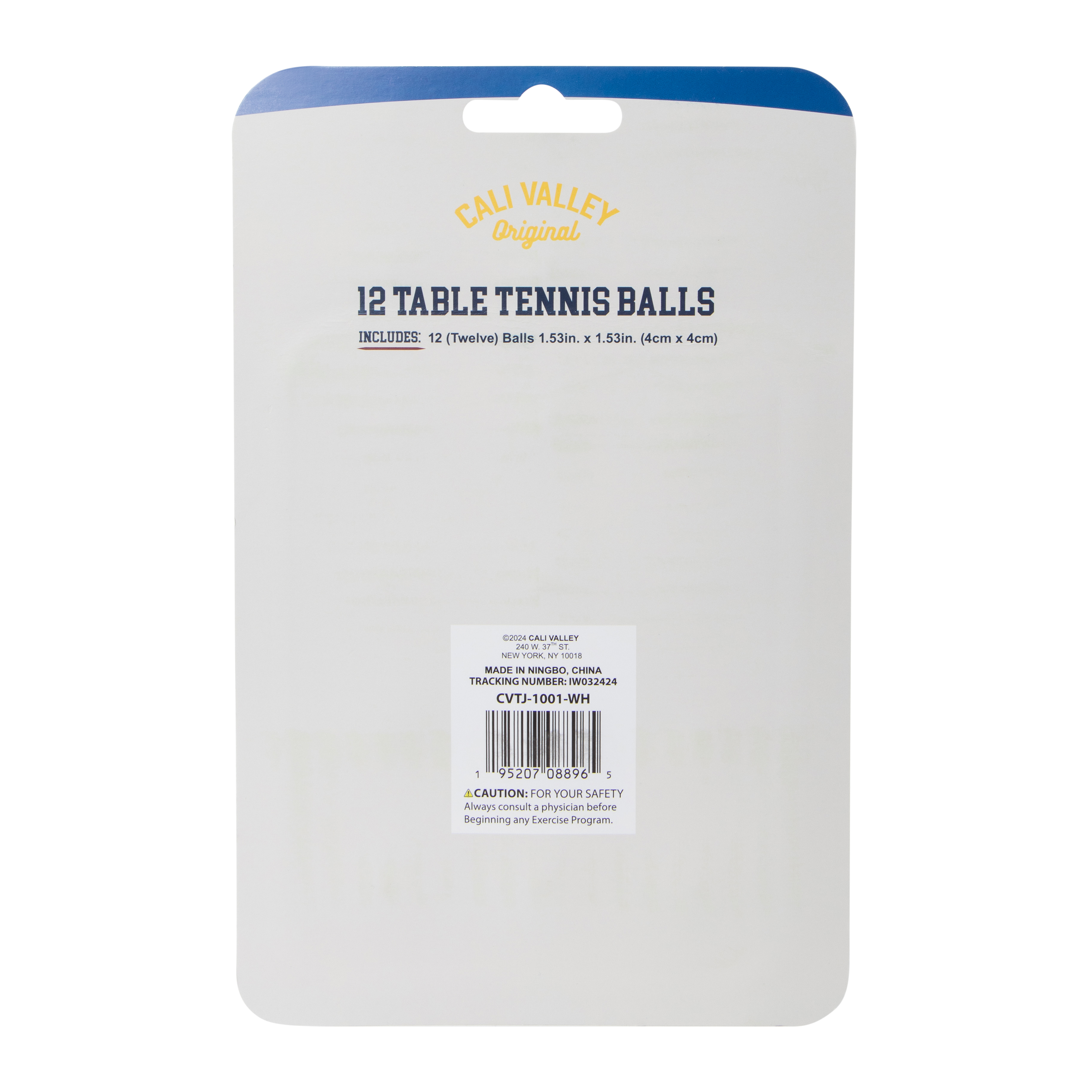 Table Tennis Balls 12-Count