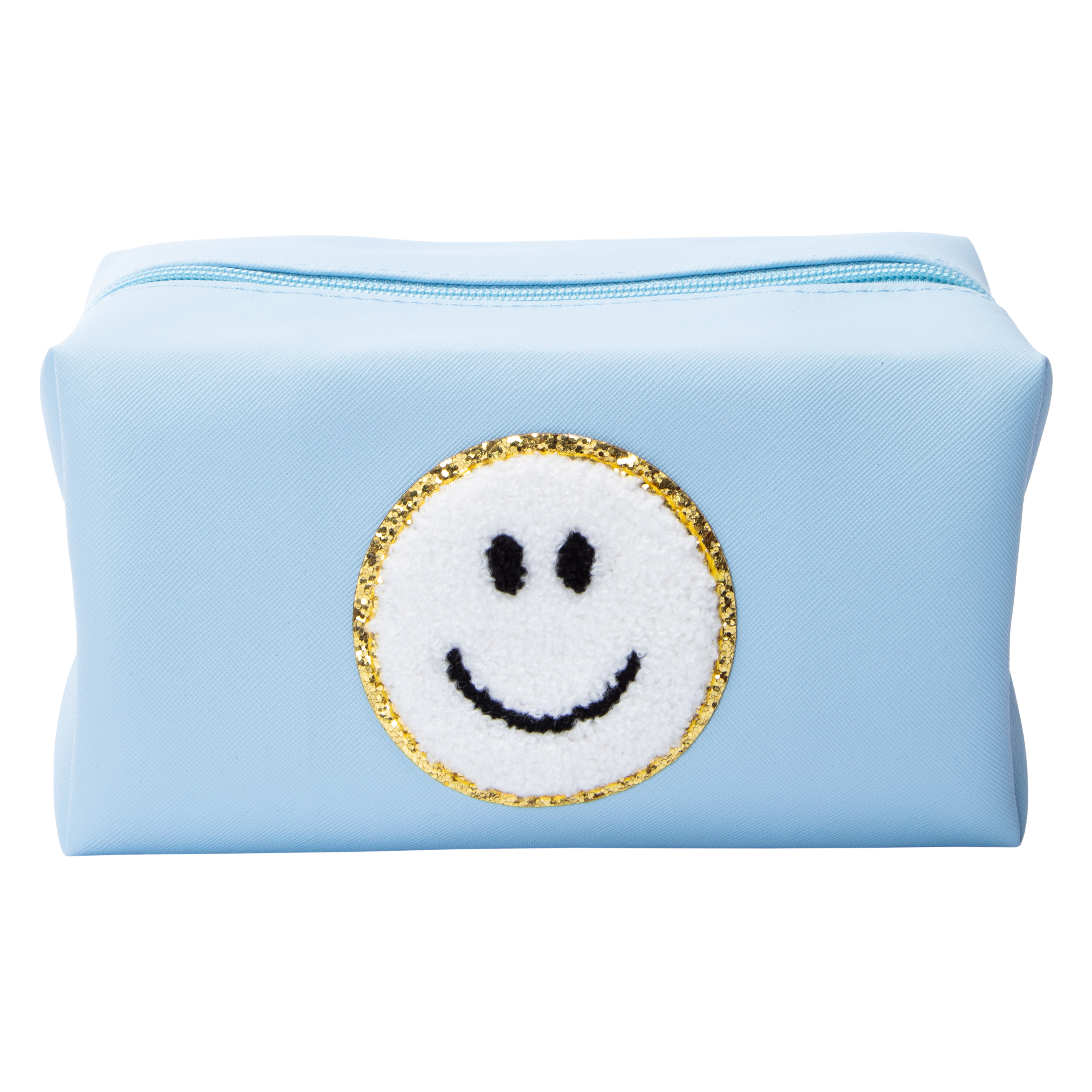 Icon Patchwork Cosmetic Bag With Hair Comb