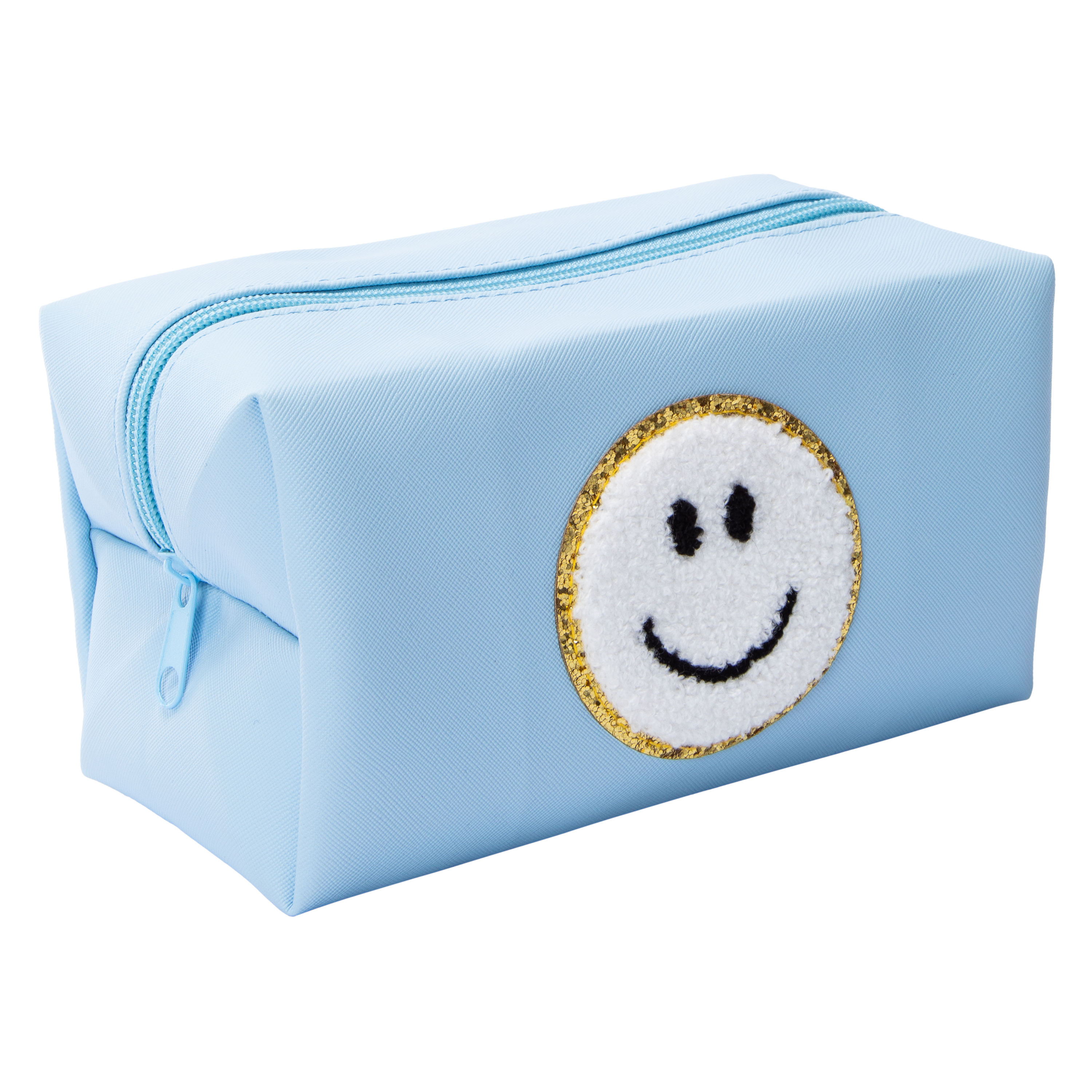 Icon Patchwork Cosmetic Bag With Hair Comb