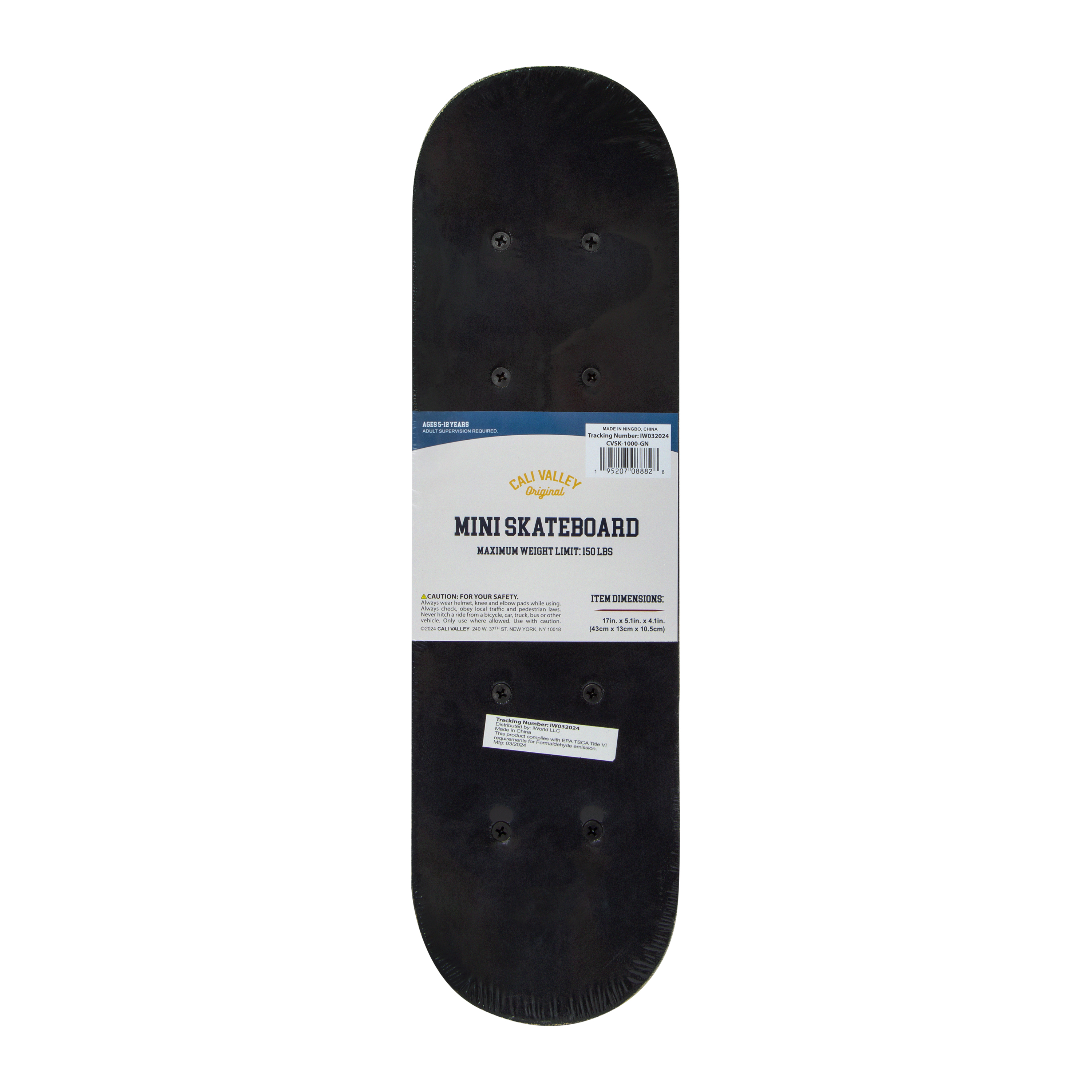 Printed Mini Skateboard 17in