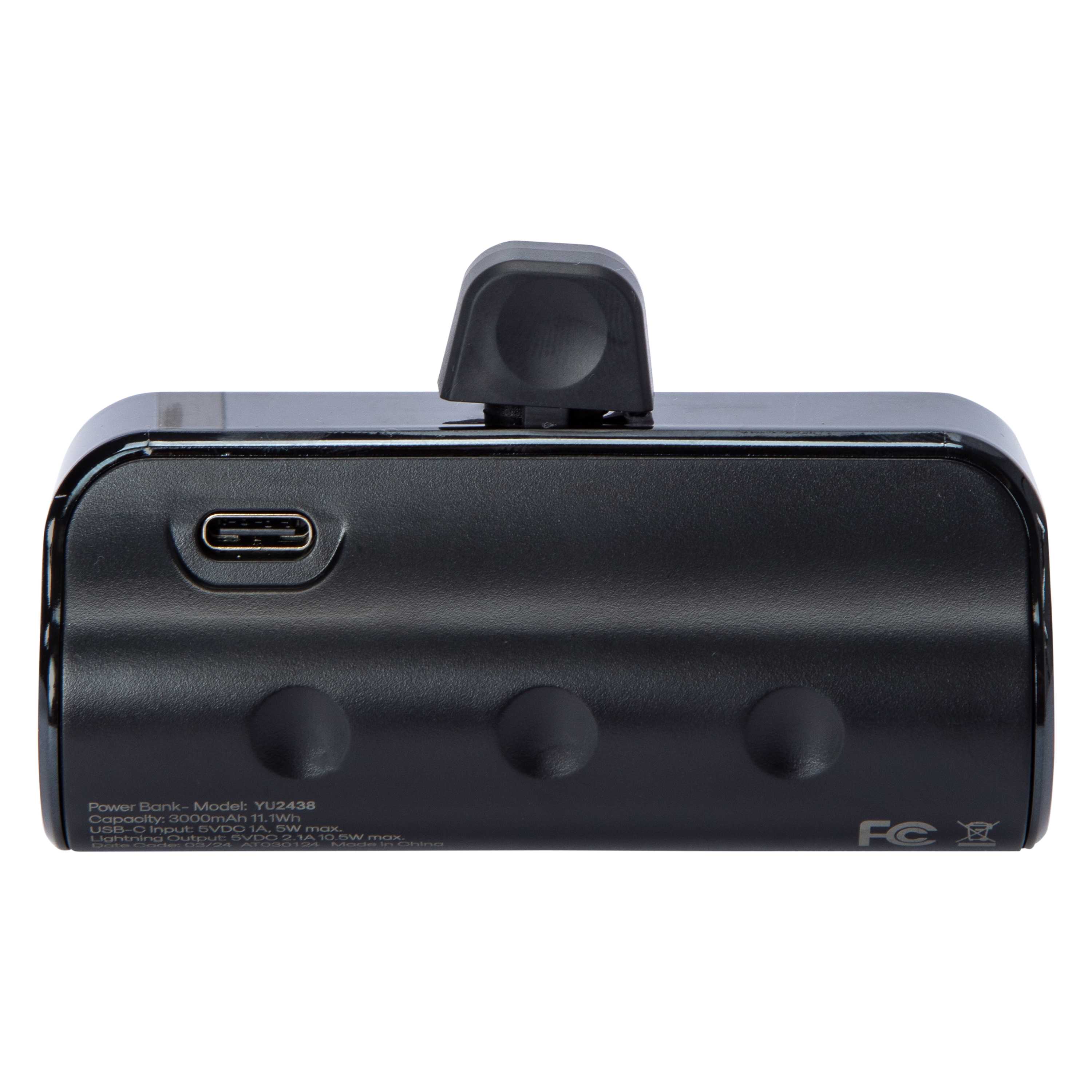 3,000mAh 8-Pin Rechargeable Mini Power Bank