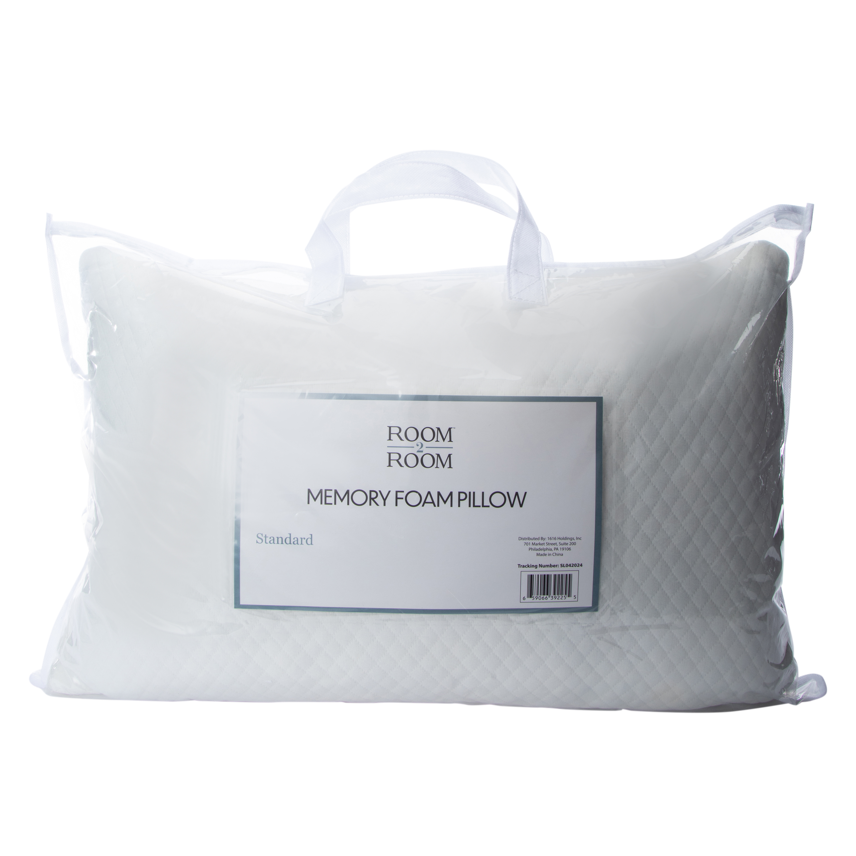 Memory Foam Pillow 24in x 16in, Standard Size