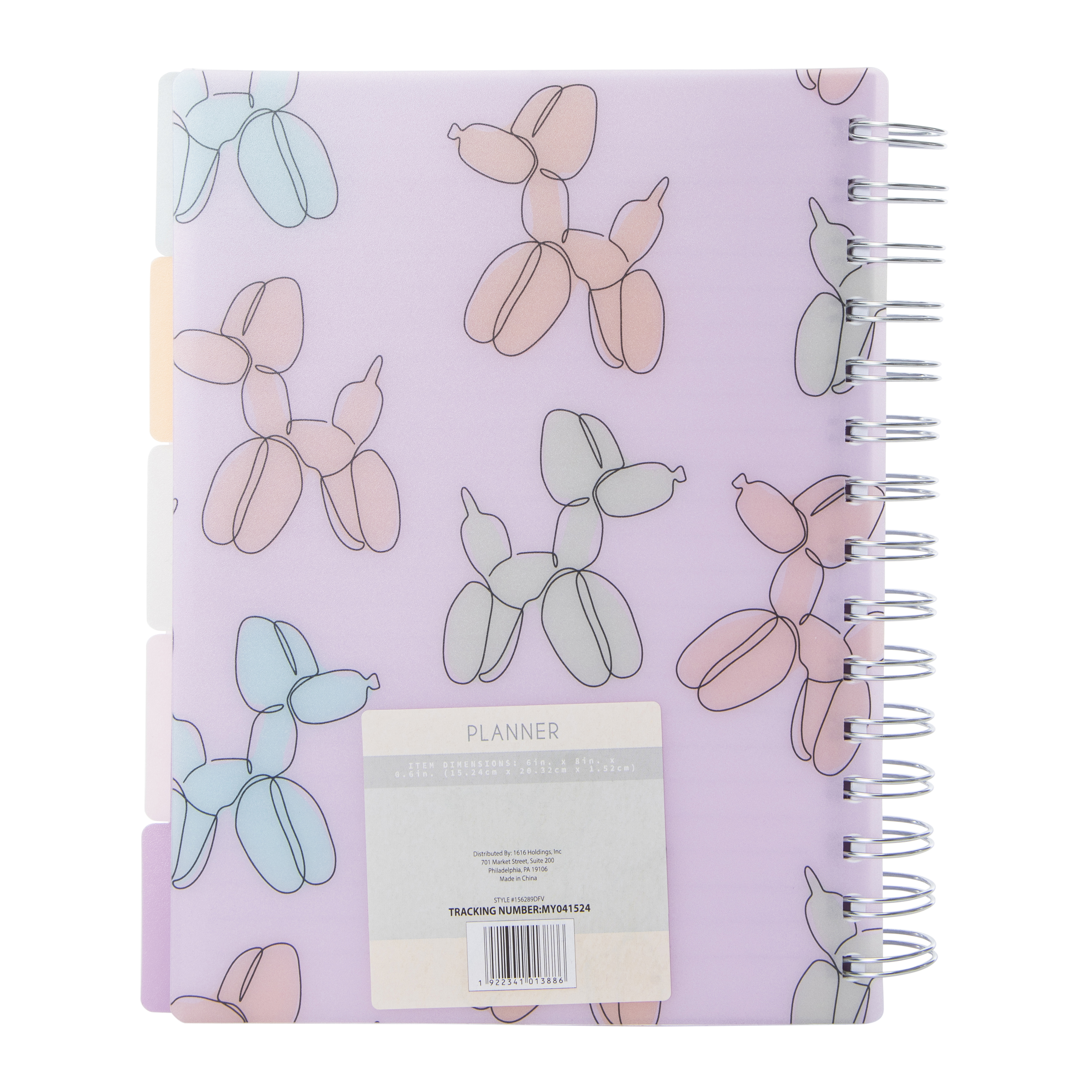 Spiral Planner With Tabs