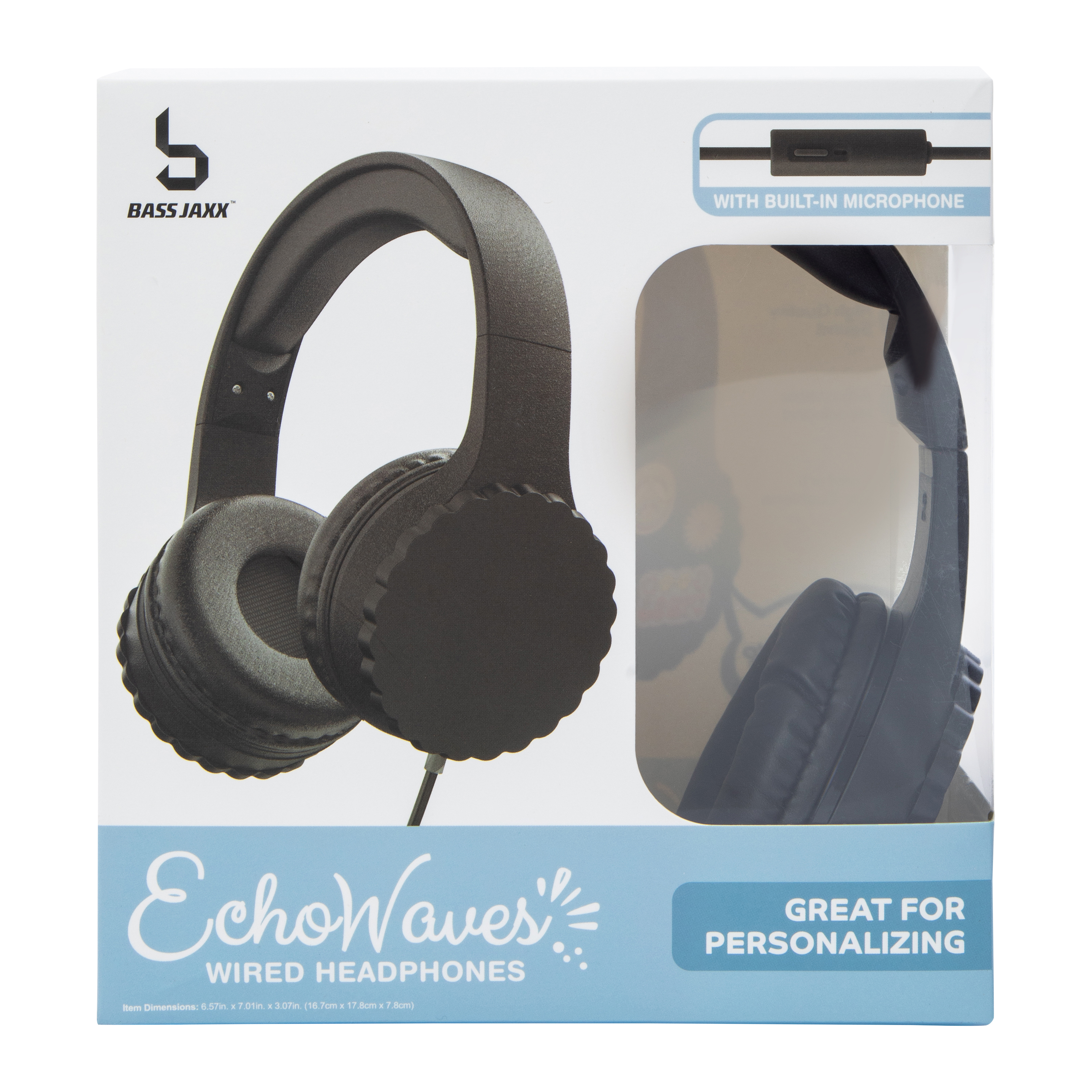 Echowave Wired Headphones With Mic
