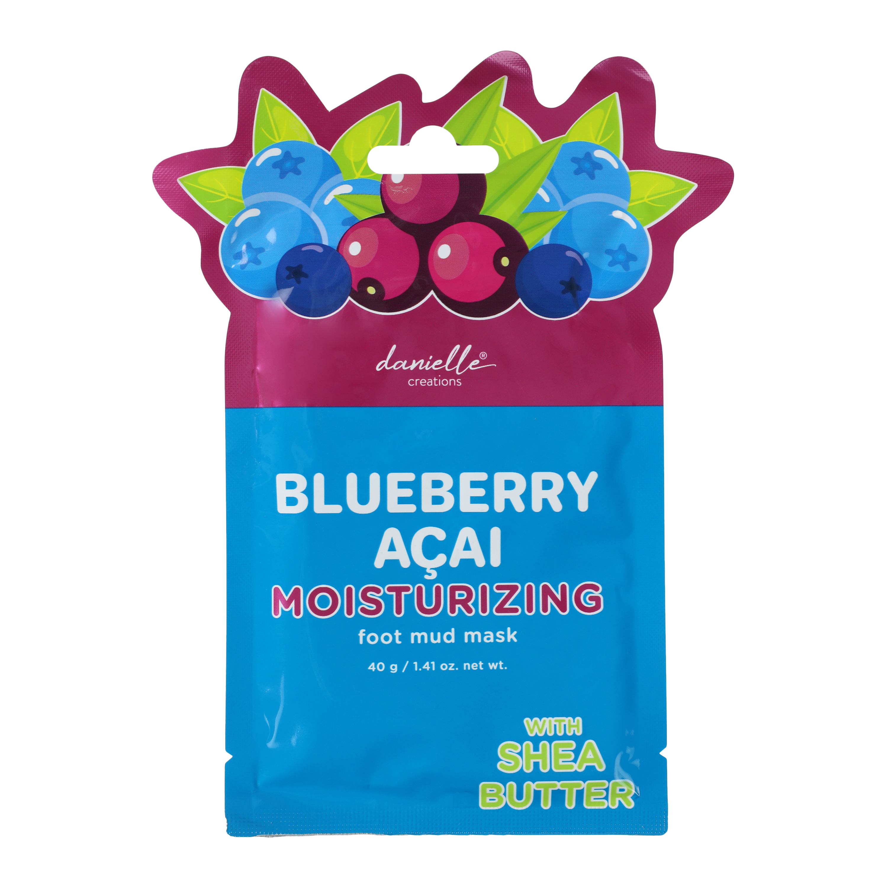 Danielle Creations® Blueberry Acai Foot Mud Mask 1.41oz