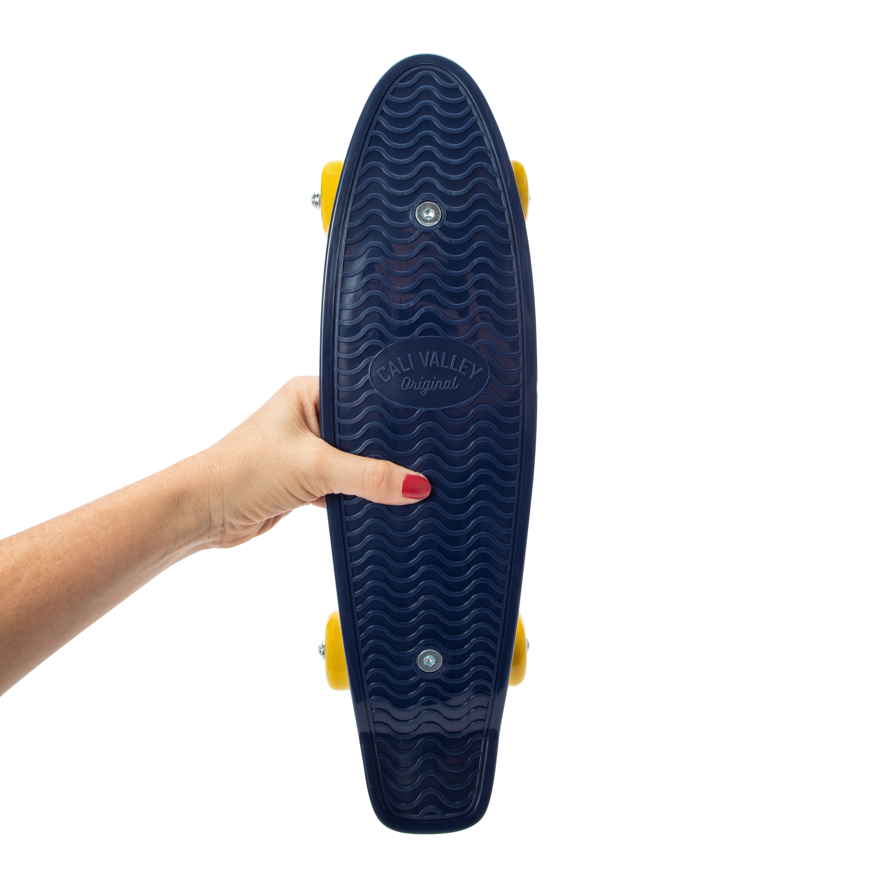 Funbee Mini Skateboard Cruiser 17 Pouces Bleu, Bois D'érable, Enfant