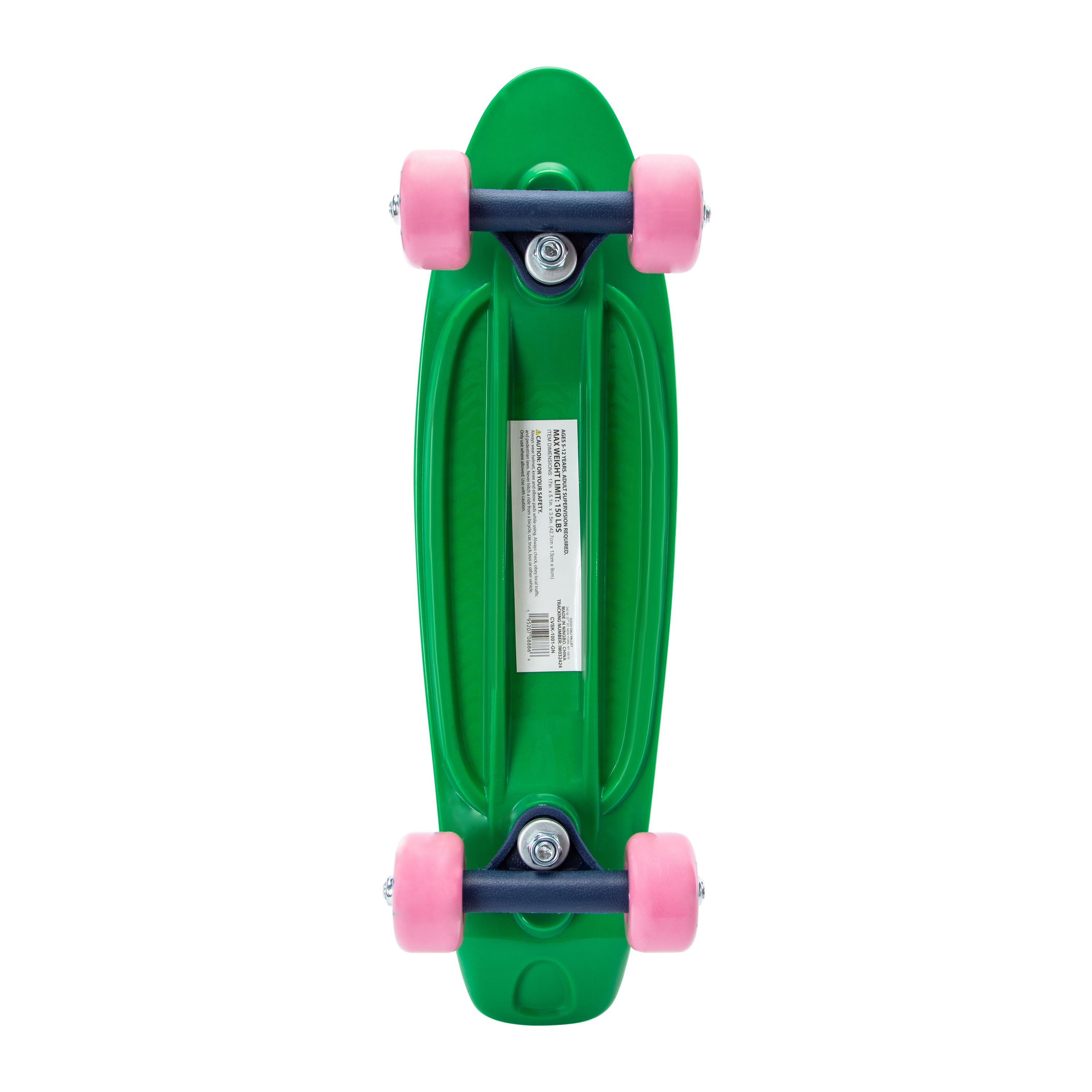 Mini Plastic Cruiser Skateboard 17in
