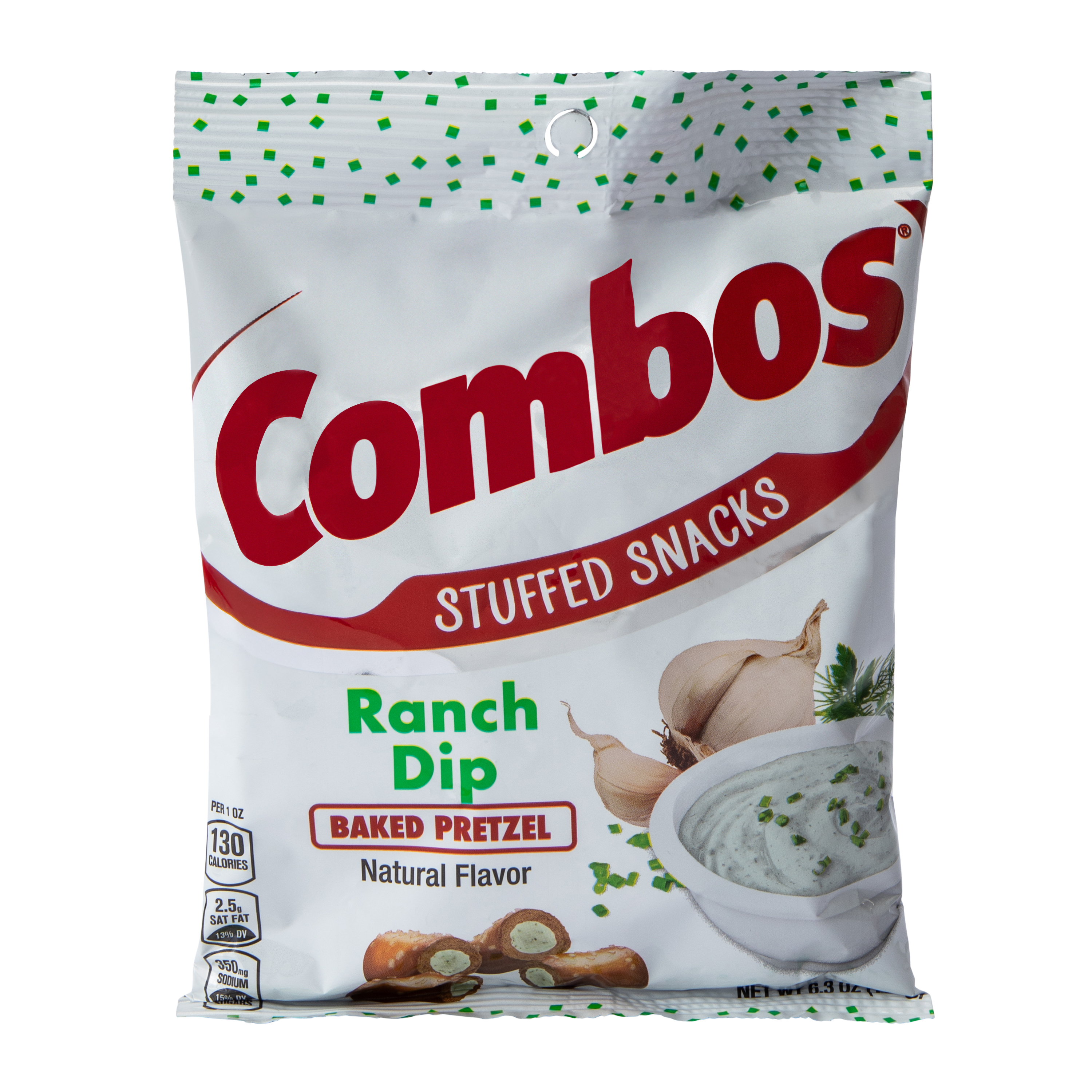 Combos® Ranch Dip Baked Pretzel Stuffed Snacks 6.3oz