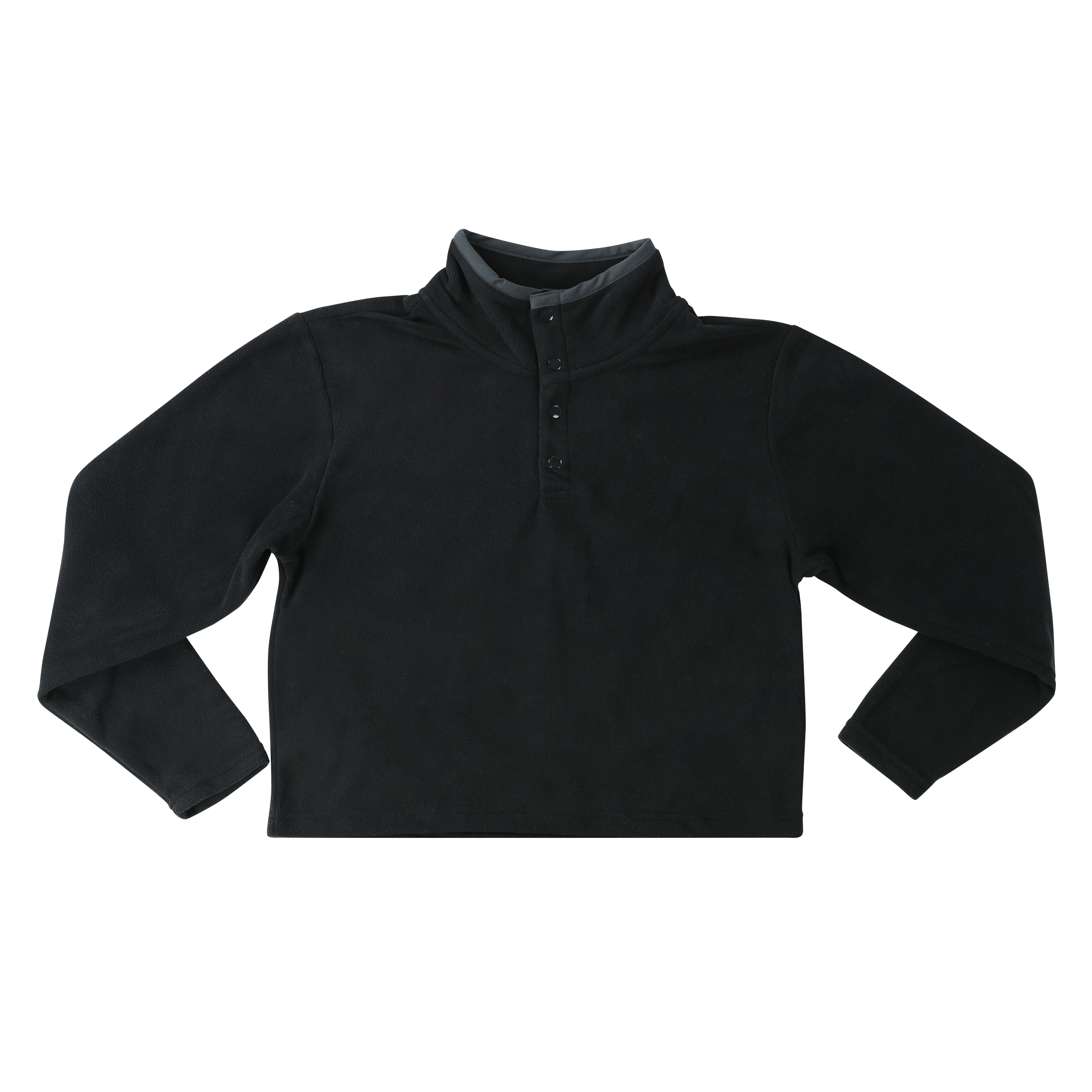 フリースジャケット HUECLOSET Side track over fleece zip-up jumper SE222 HUECLOSET Side track over fleece zip-up jumper SE222