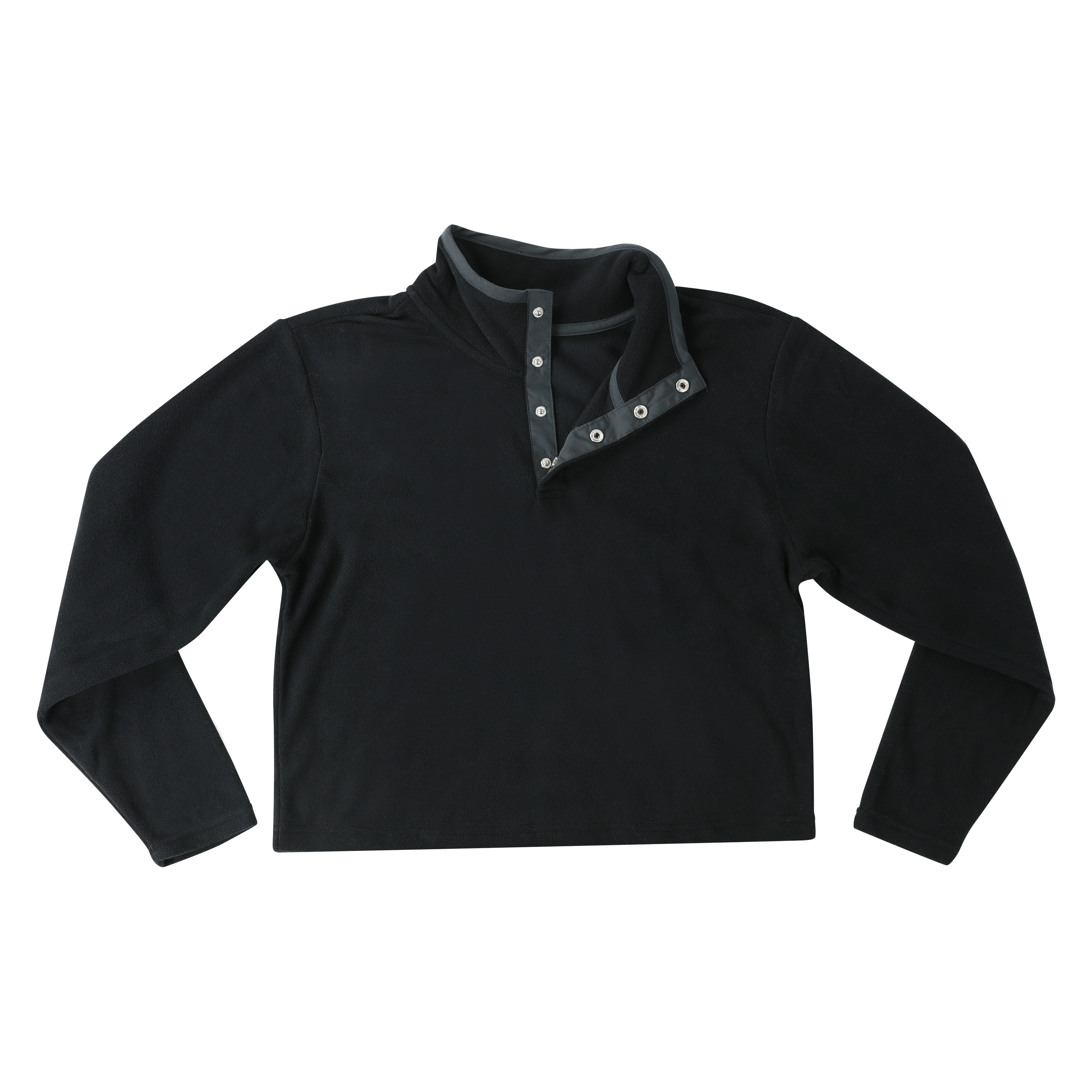 Fleece Quarter-Placket Sweatshirt