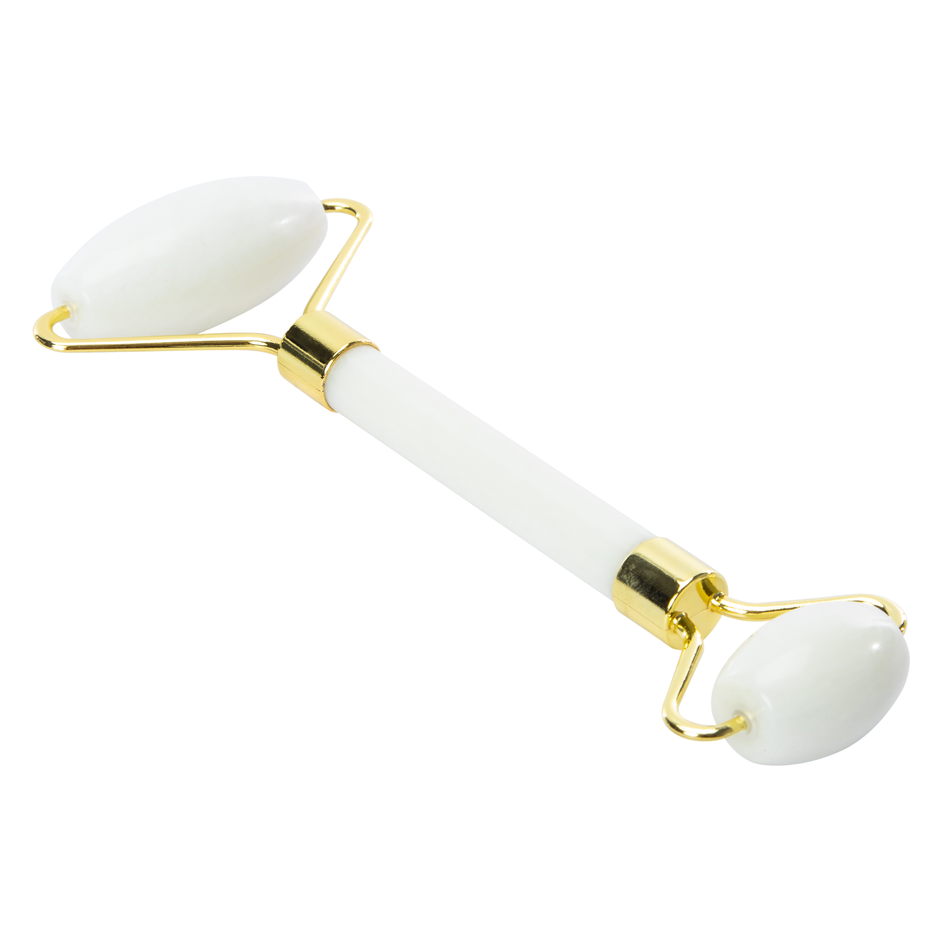 White Quartz Facial Roller 2.36in x 5.51in
