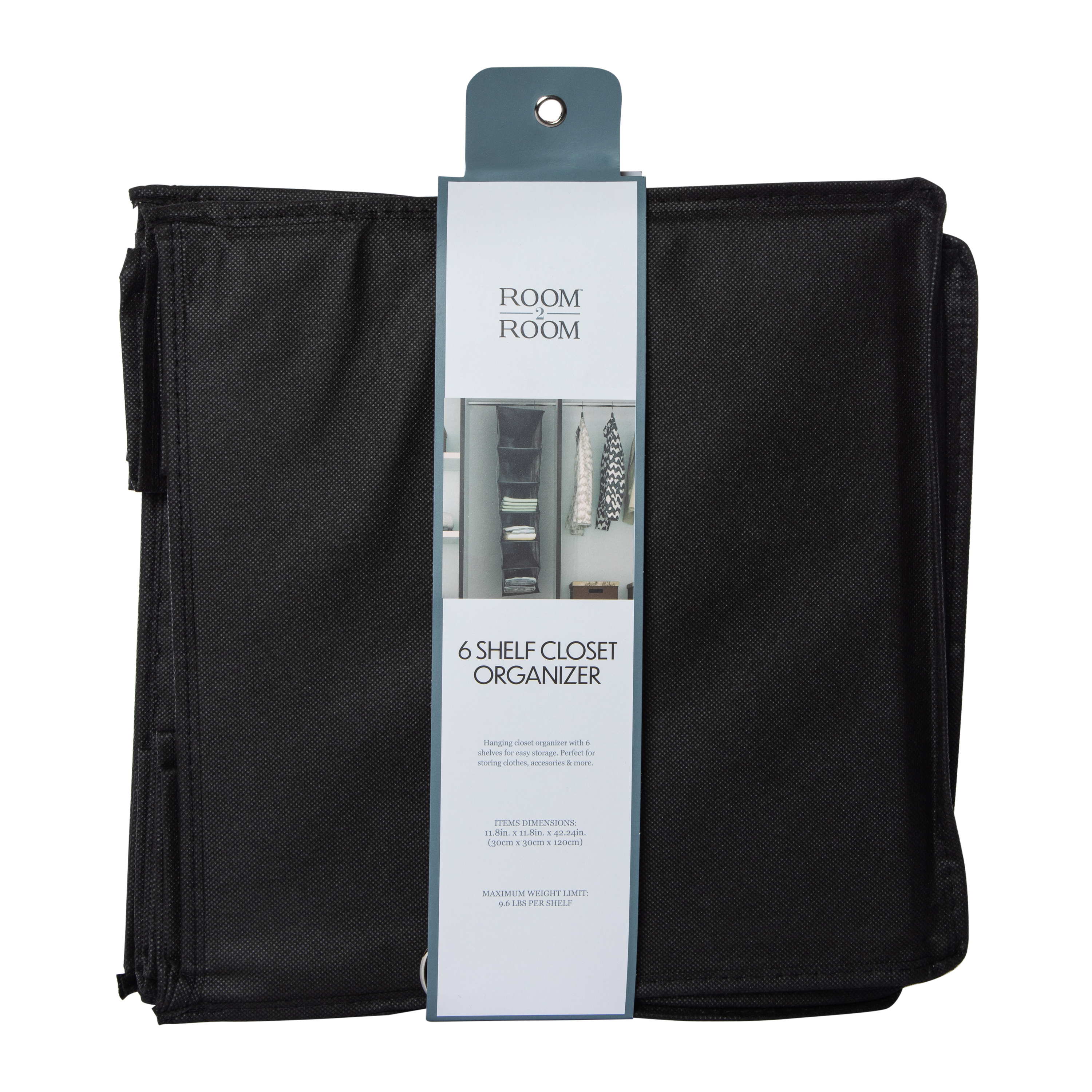 6-Shelf Closet Organizer 11.8in x 42.24in