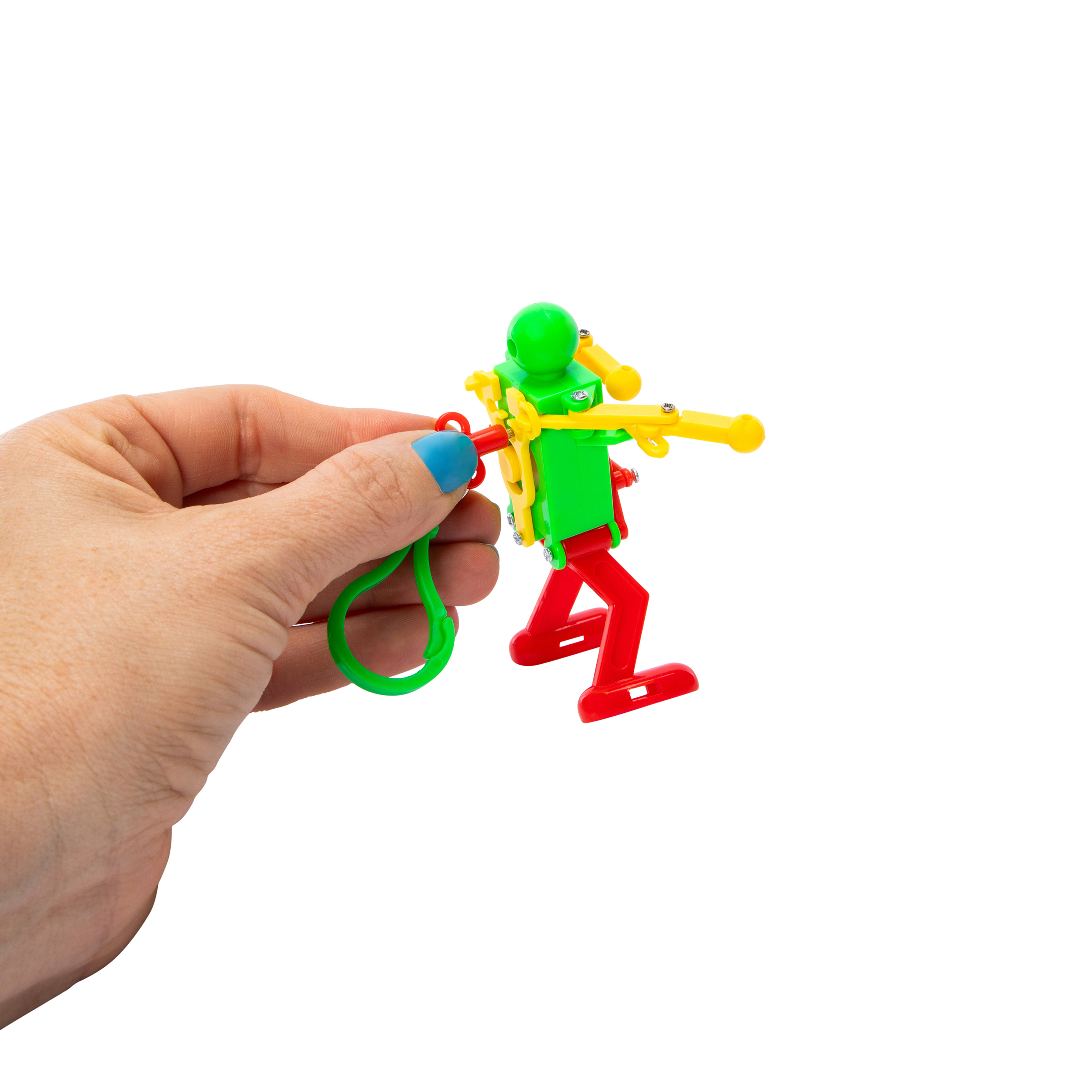 Dancing Man Fidget Bag Clip