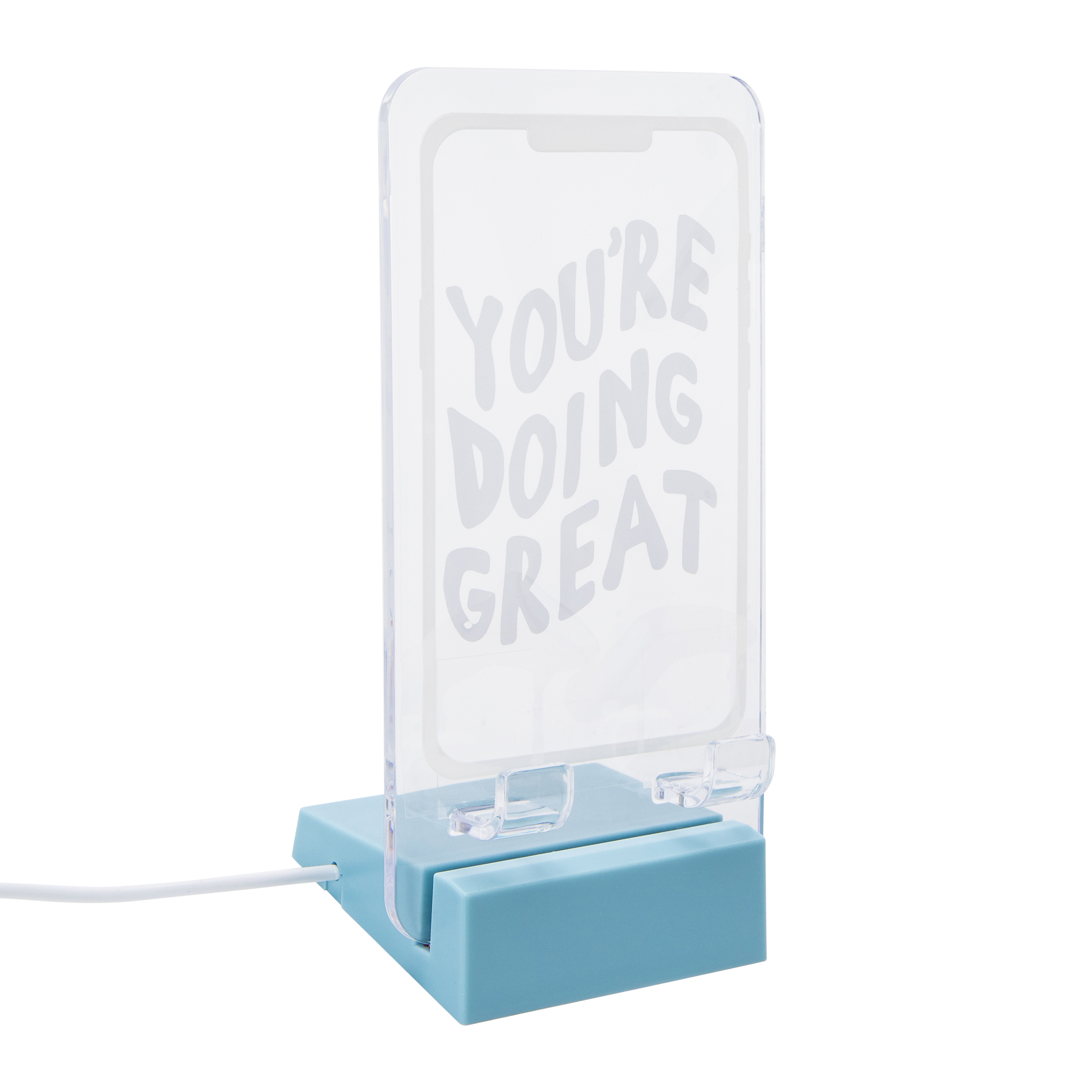 Illuminated Phone Stand 3.35in x 6.57in