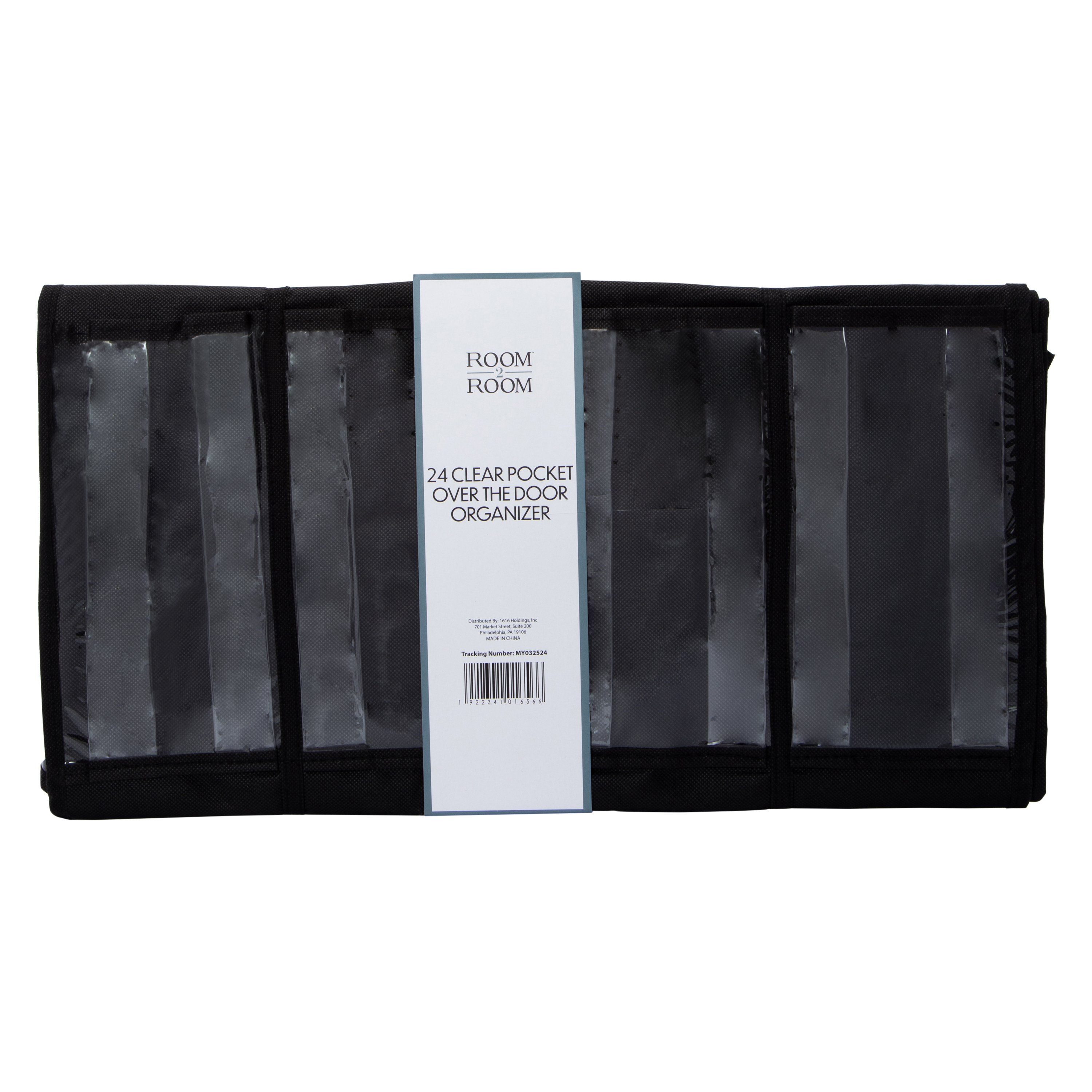 25 Clear Pocket Over The Door Organizer 18.89in x 62.2in